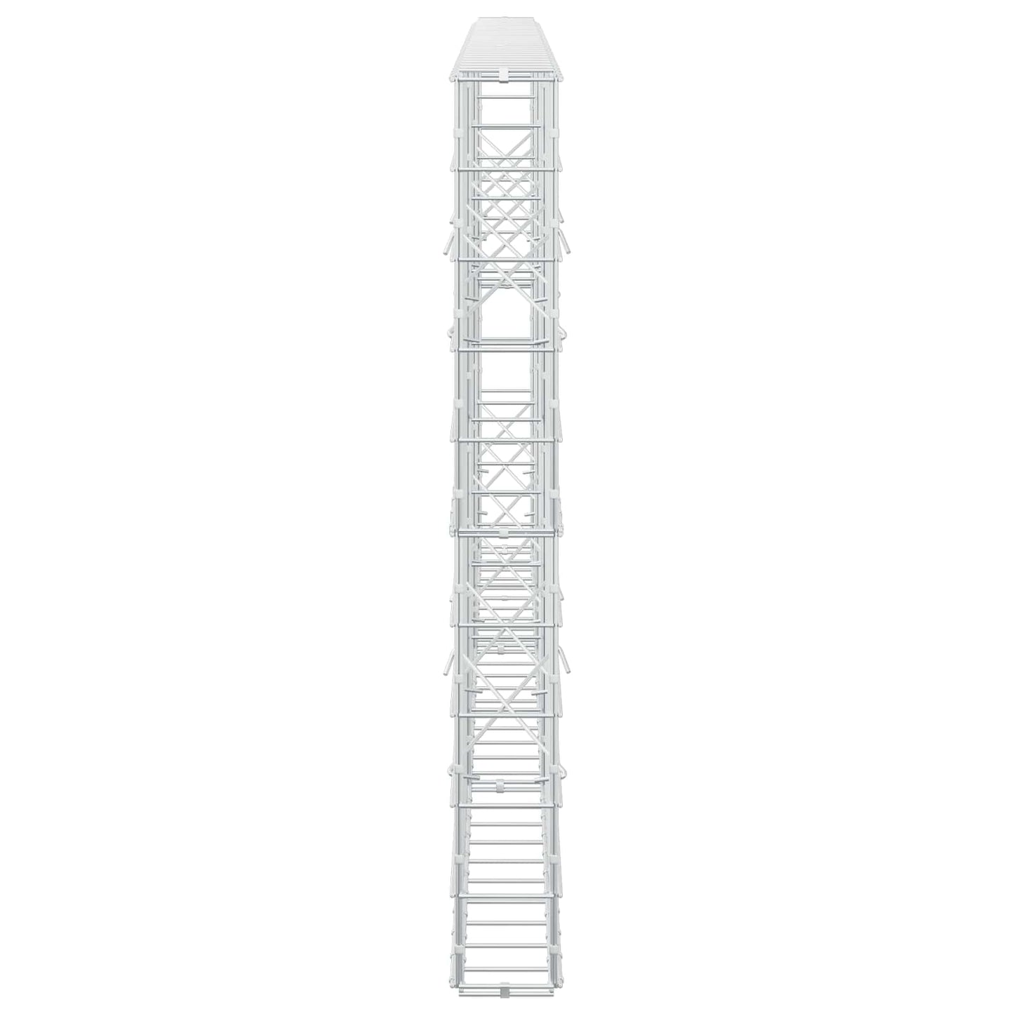 vidaXL Γκαμπιόν με σύρμα 5 mm και πλέγμα 10x10 cm 300x10x100 εκ