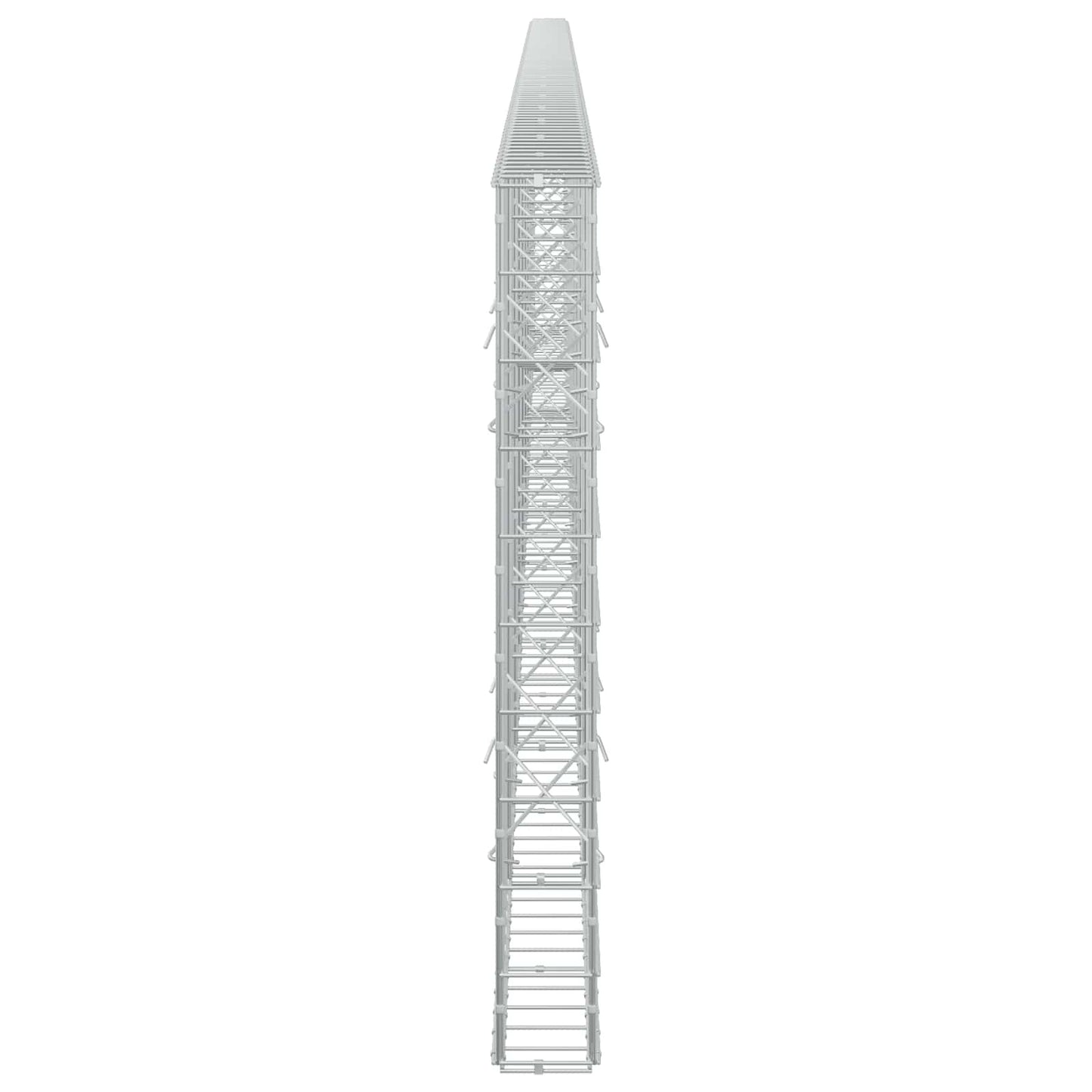 vidaXL Γκαμπιόν με σύρμα 5 mm και πλέγμα 10x10 cm 950x10x100 εκ.