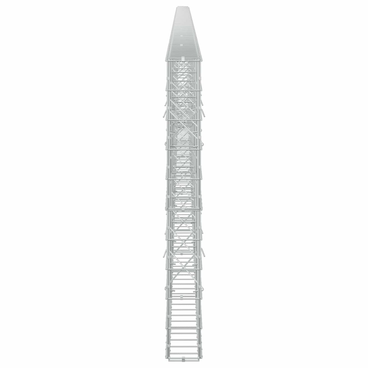 vidaXL Γκαμπιόν με σύρμα 5 mm και πλέγμα 10x10 cm 1000x10x100 εκ.