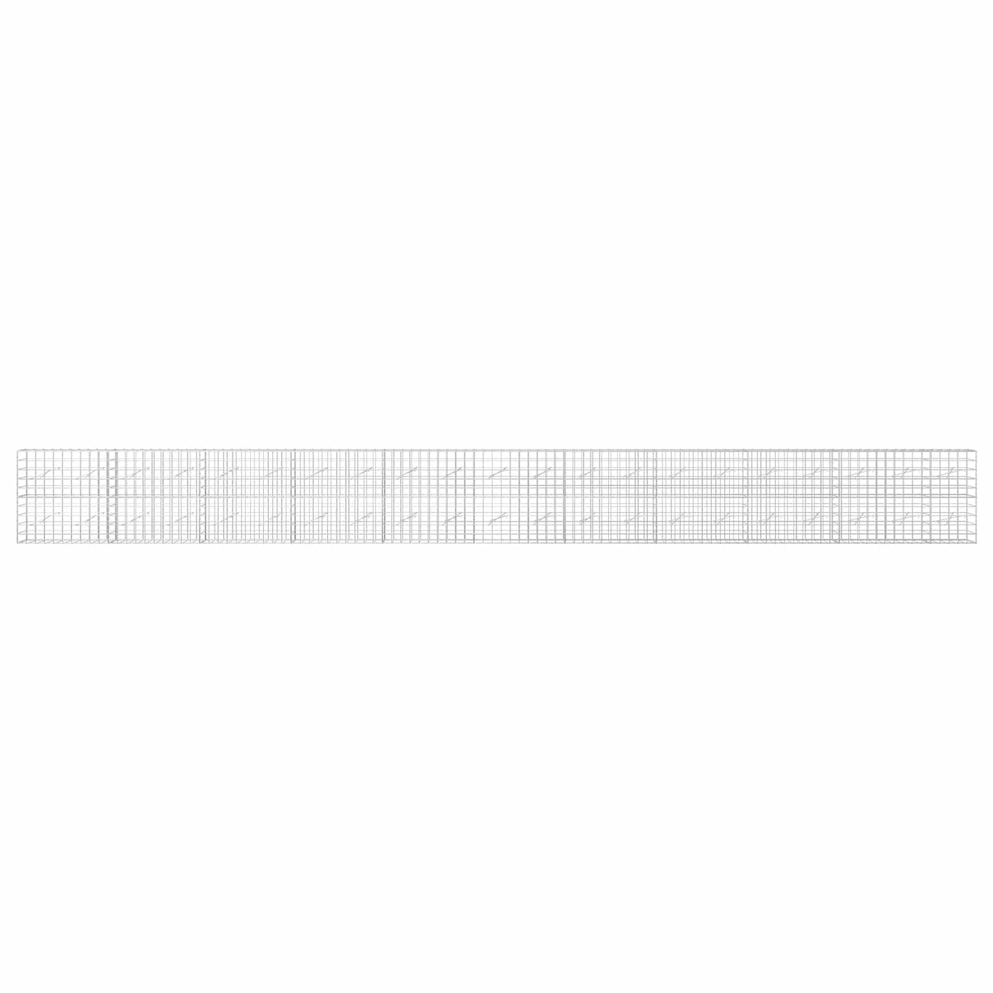 vidaXL Γκαμπιόν με σύρμα 5 mm και πλέγμα 10x10 cm 1050x10x100 εκ.