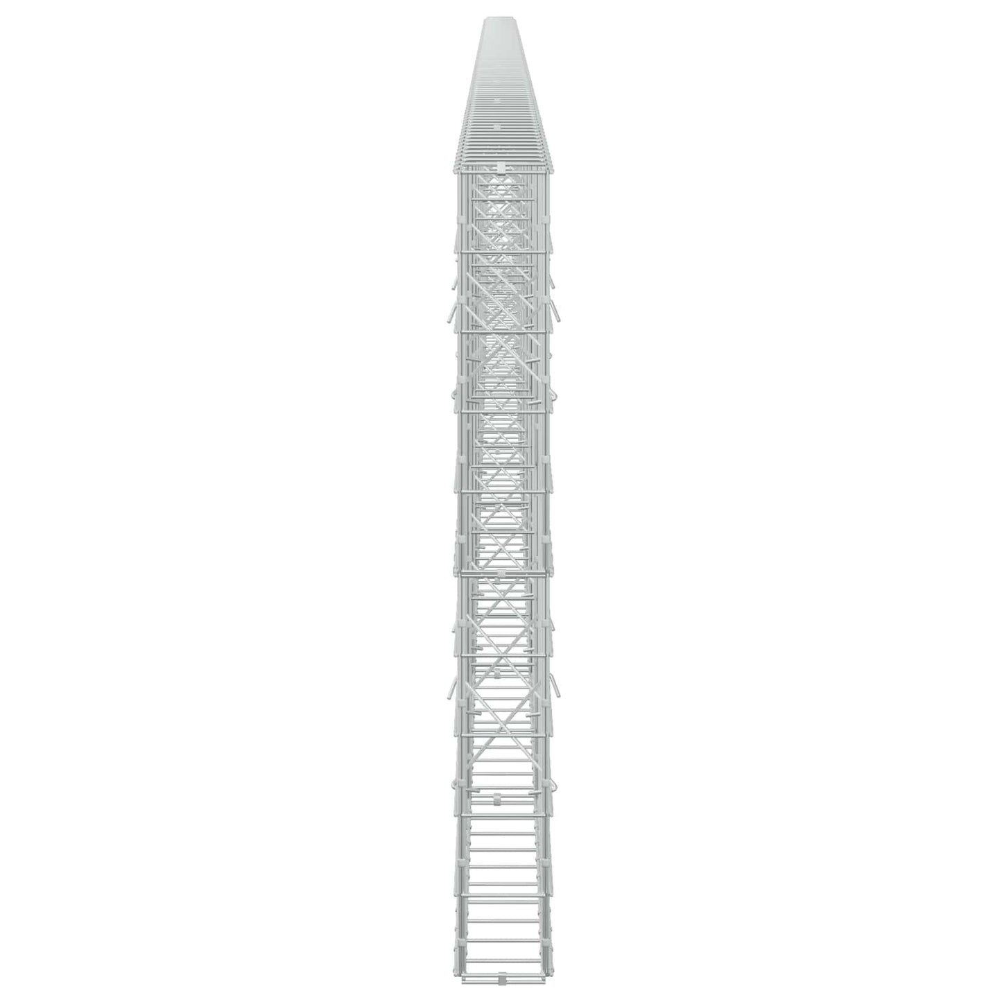 vidaXL Γκαμπιόν με σύρμα 5 mm και πλέγμα 10x10 cm 1050x10x100 εκ.