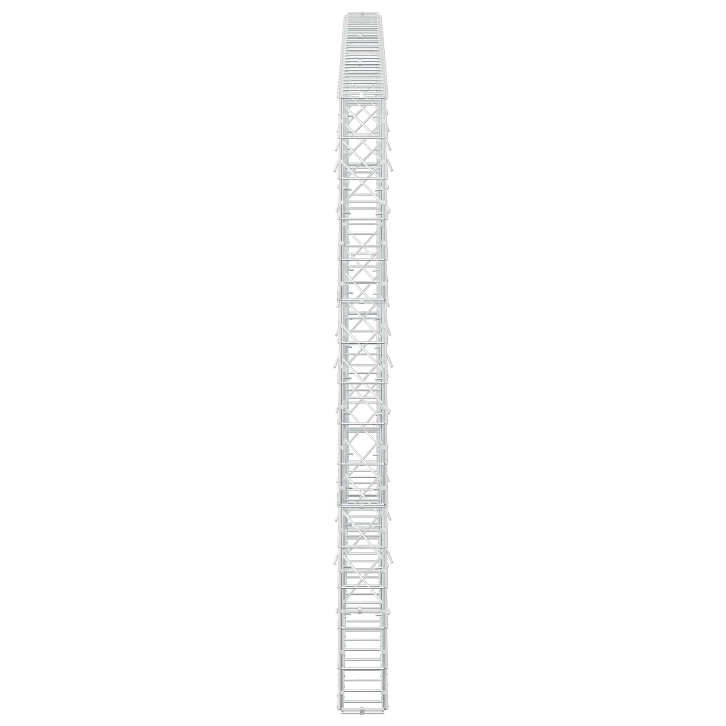 vidaXL Γκαμπιόν με σύρμα 5 mm και πλέγμα 10x10 cm 300x10x150 εκ