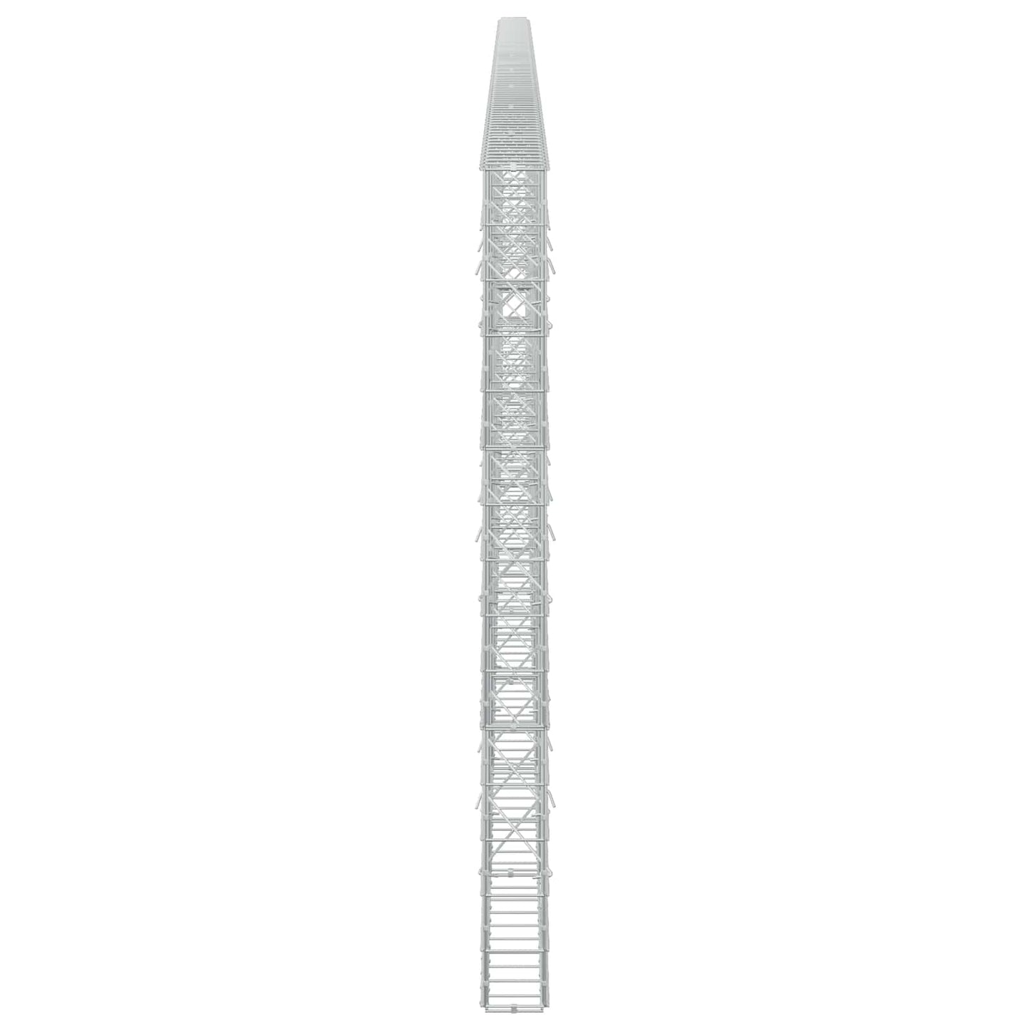 vidaXL Γκαμπιόν με σύρμα 5 mm και πλέγμα 10x10 cm 900x10x150 εκ