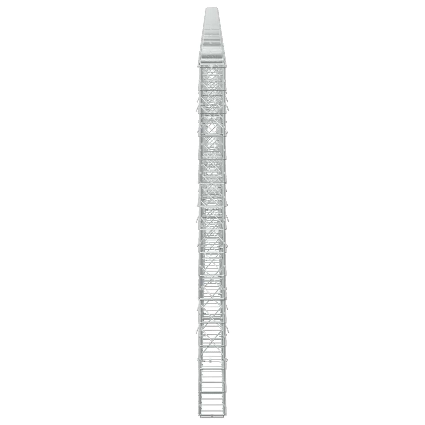 vidaXL Γκαμπιόν με σύρμα 5 mm και πλέγμα 10x10 cm 1000x10x150 εκ