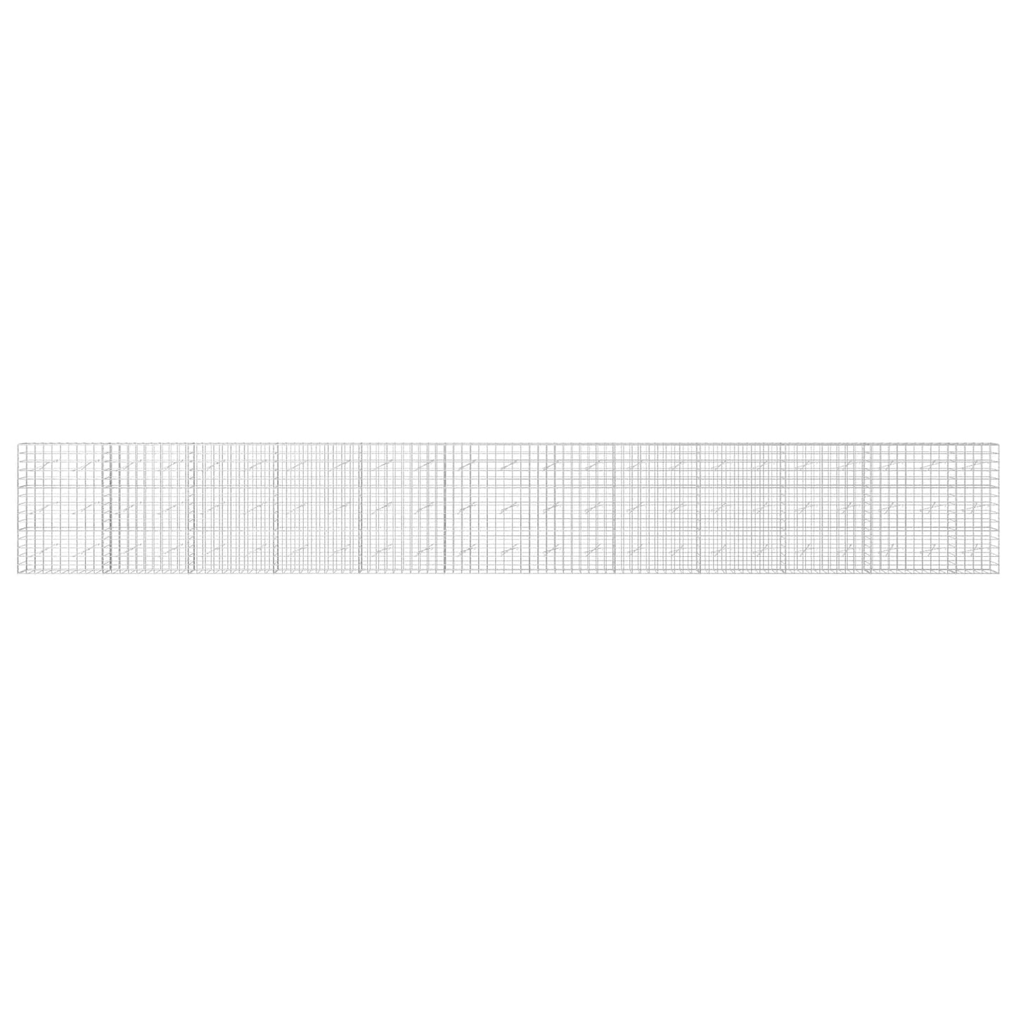 vidaXL Γκαμπιόν με σύρμα 5 mm και πλέγμα 10x10 cm 1150x10x150 εκ