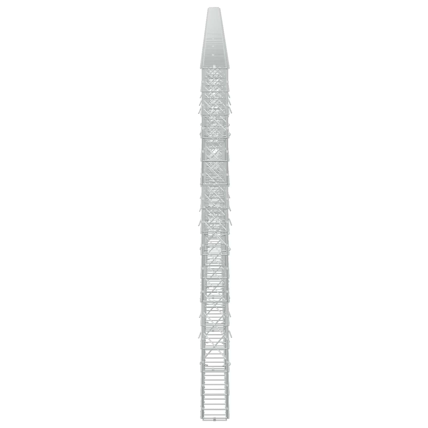vidaXL Γκαμπιόν με σύρμα 5 mm και πλέγμα 10x10 cm 1150x10x150 εκ