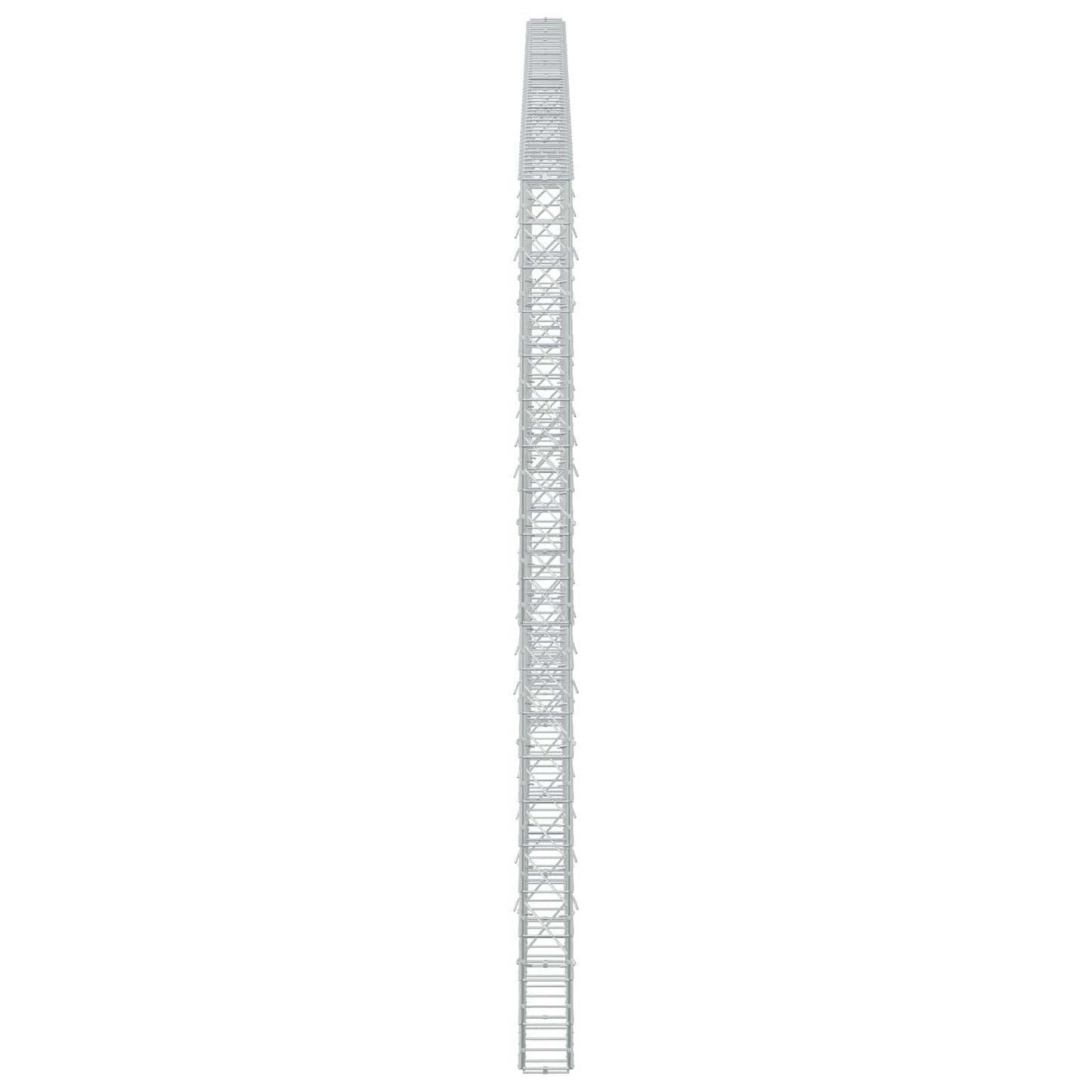 vidaXL Γκαμπιόν με σύρμα 5 mm και πλέγμα 10x10 cm 550x10x200 εκ
