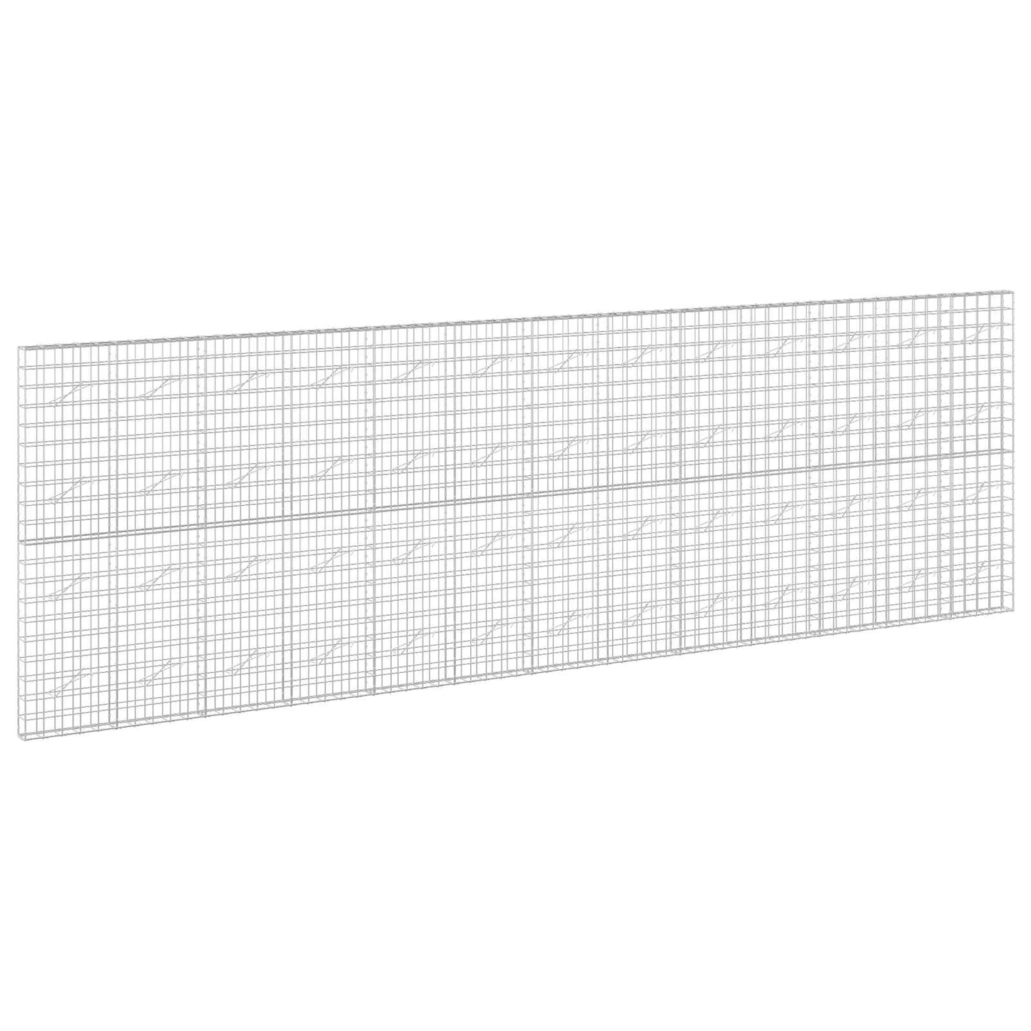 vidaXL Γκαμπιόν με σύρμα 5 mm και πλέγμα 10x10 cm 650x10x200 εκ