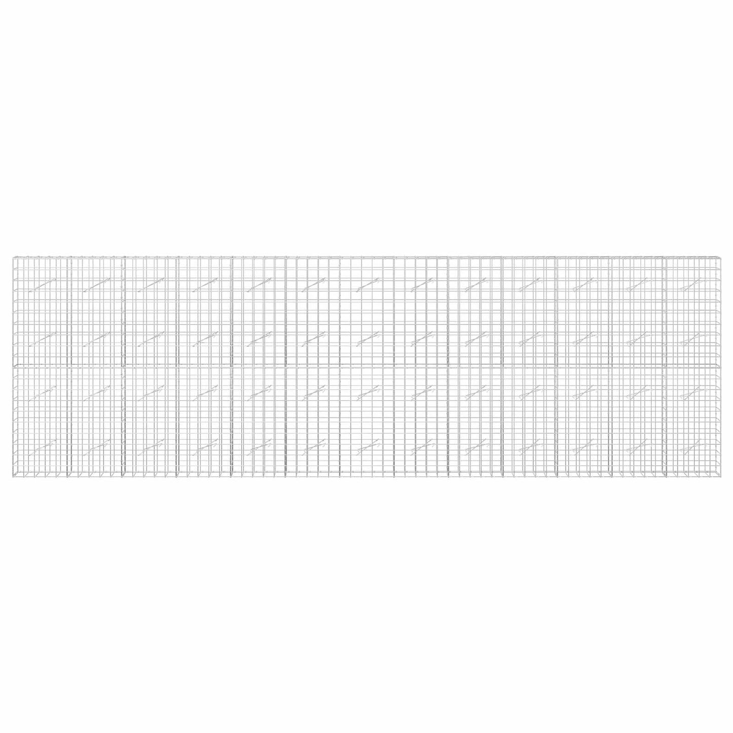 vidaXL Γκαμπιόν με σύρμα 5 mm και πλέγμα 10x10 cm 650x10x200 εκ
