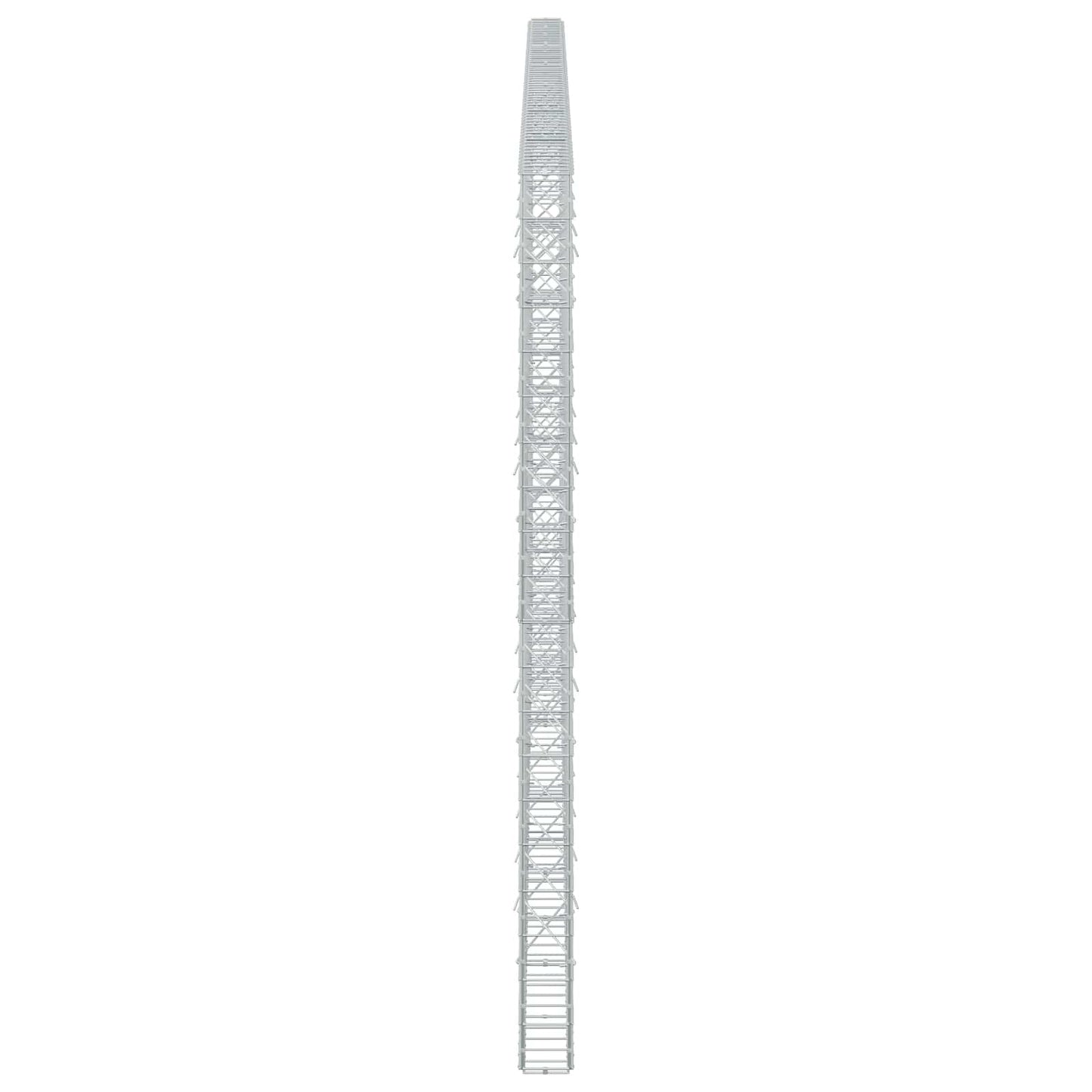 vidaXL Γκαμπιόν με σύρμα 5 mm και πλέγμα 10x10 cm 650x10x200 εκ
