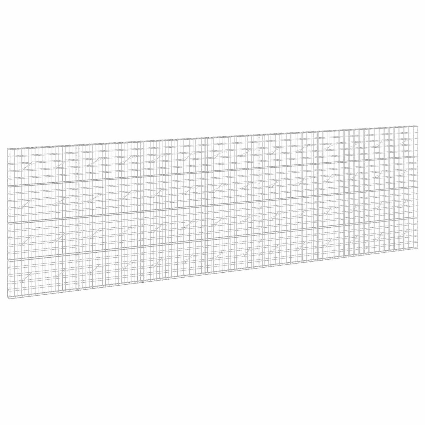 vidaXL Γκαμπιόν με σύρμα 5 mm και πλέγμα 10x10 cm 700x10x200 εκ