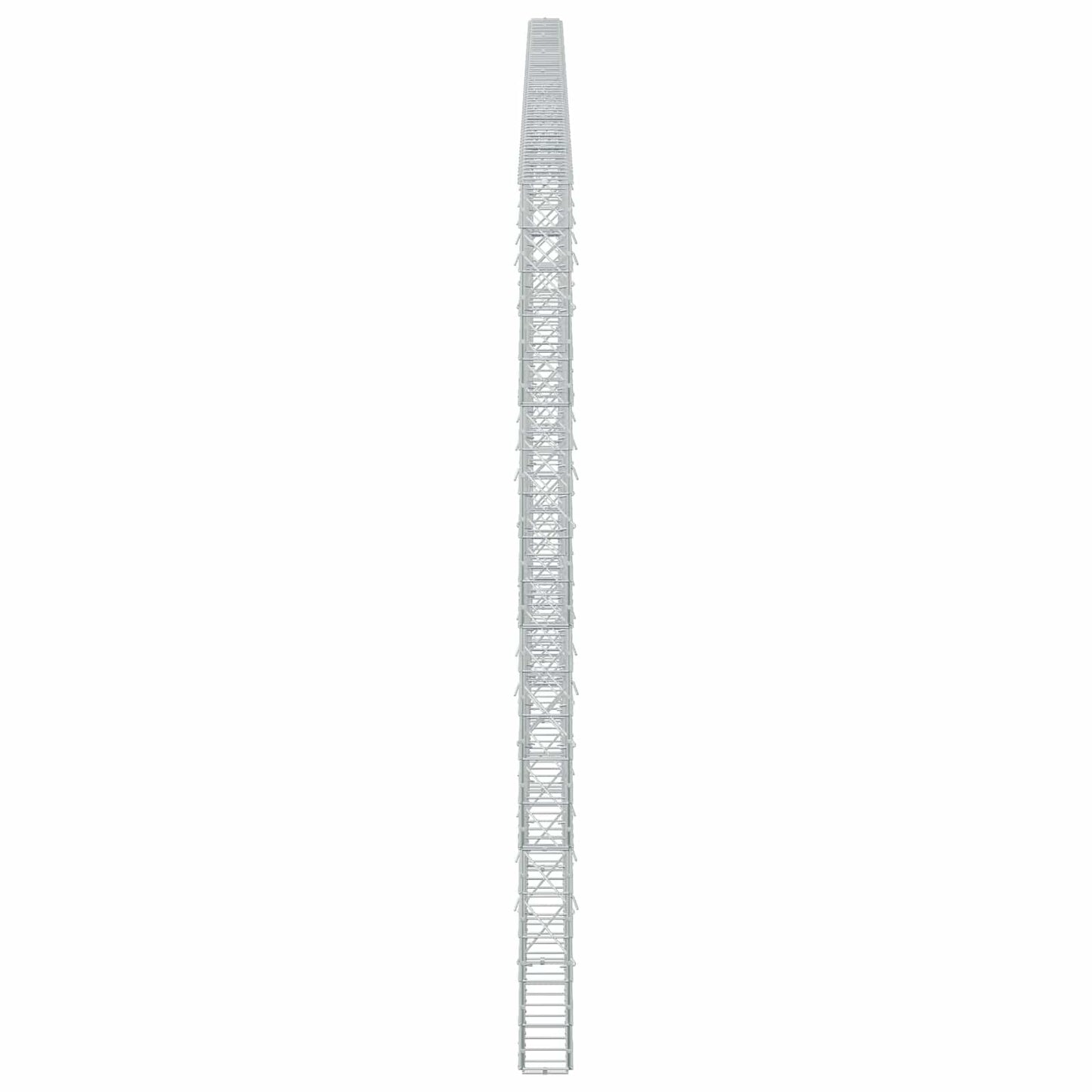 vidaXL Γκαμπιόν με σύρμα 5 mm και πλέγμα 10x10 cm 700x10x200 εκ