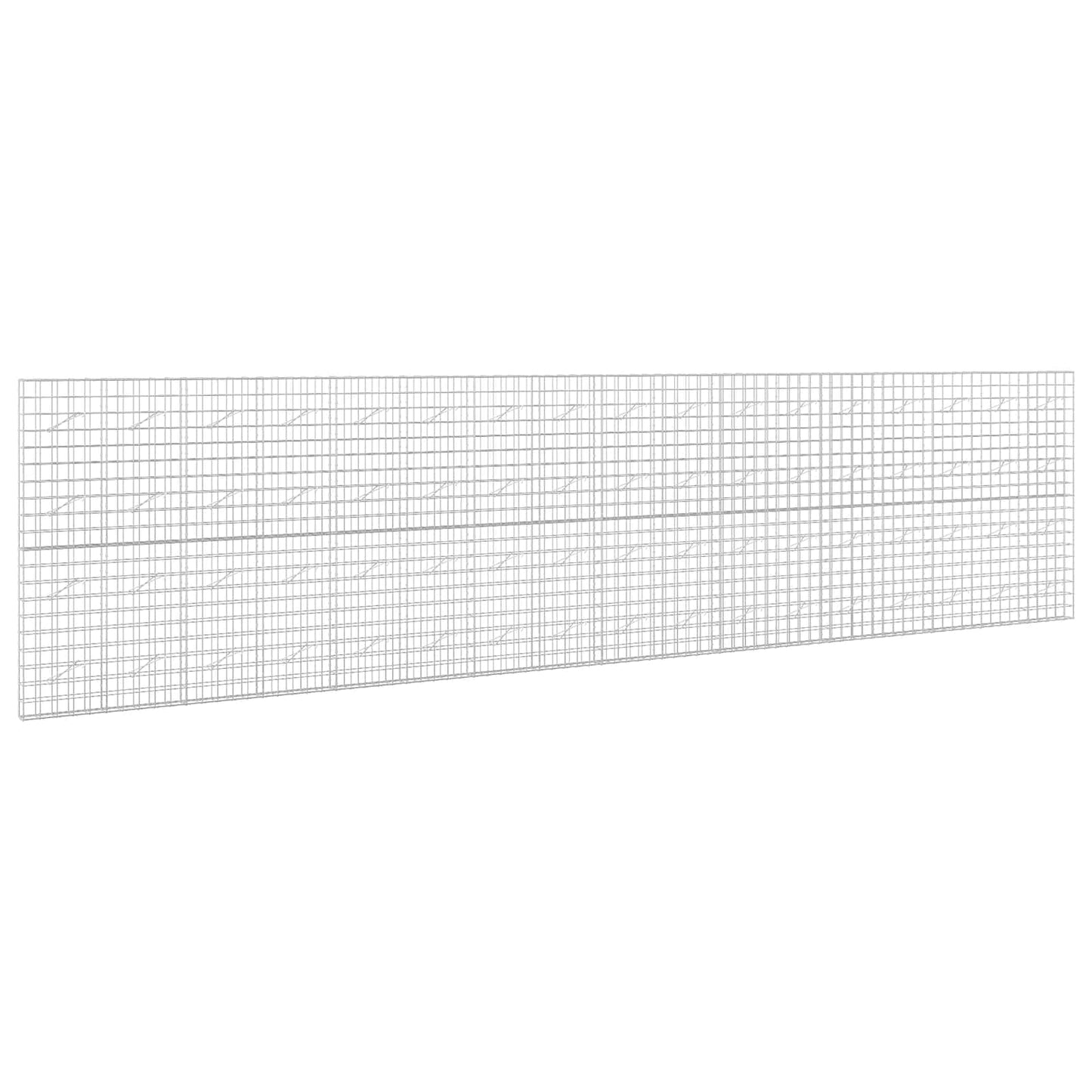 vidaXL Γκαμπιόν με σύρμα 5 mm και πλέγμα 10x10 cm 850x10x200 εκ