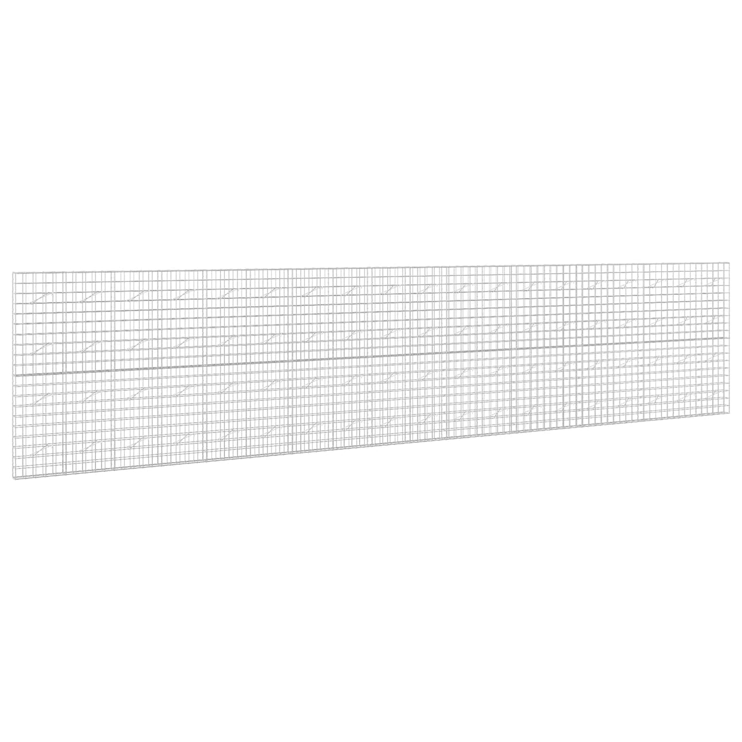 vidaXL Γκαμπιόν με σύρμα 5 mm και πλέγμα 10x10 cm 950x10x200 εκ