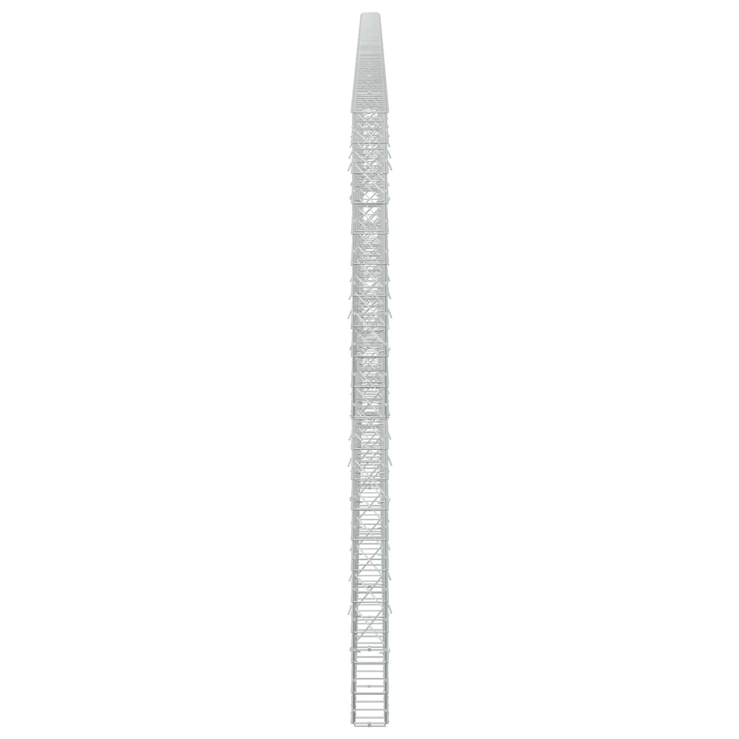 vidaXL Γκαμπιόν με σύρμα 5 mm και πλέγμα 10x10 cm 950x10x200 εκ