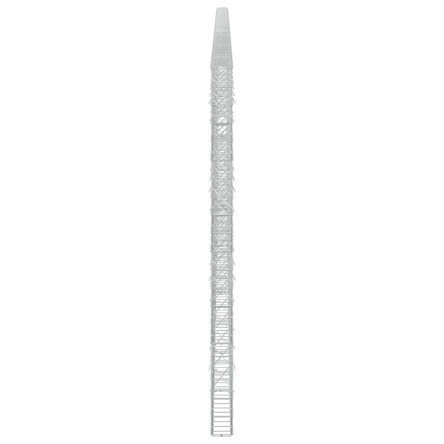 vidaXL Γκαμπιόν με σύρμα 5 mm και πλέγμα 10x10 cm 1000x10x200 εκ