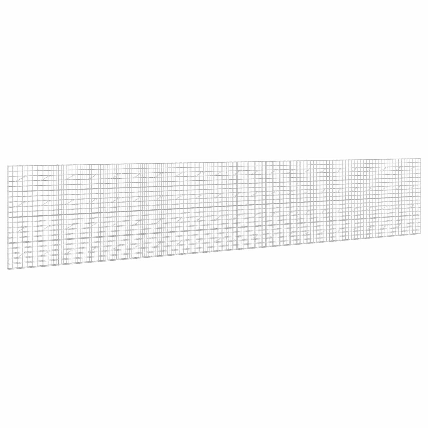 vidaXL Γκαμπιόν με σύρμα 5 mm και πλέγμα 10x10 cm 1100x10x200 εκ