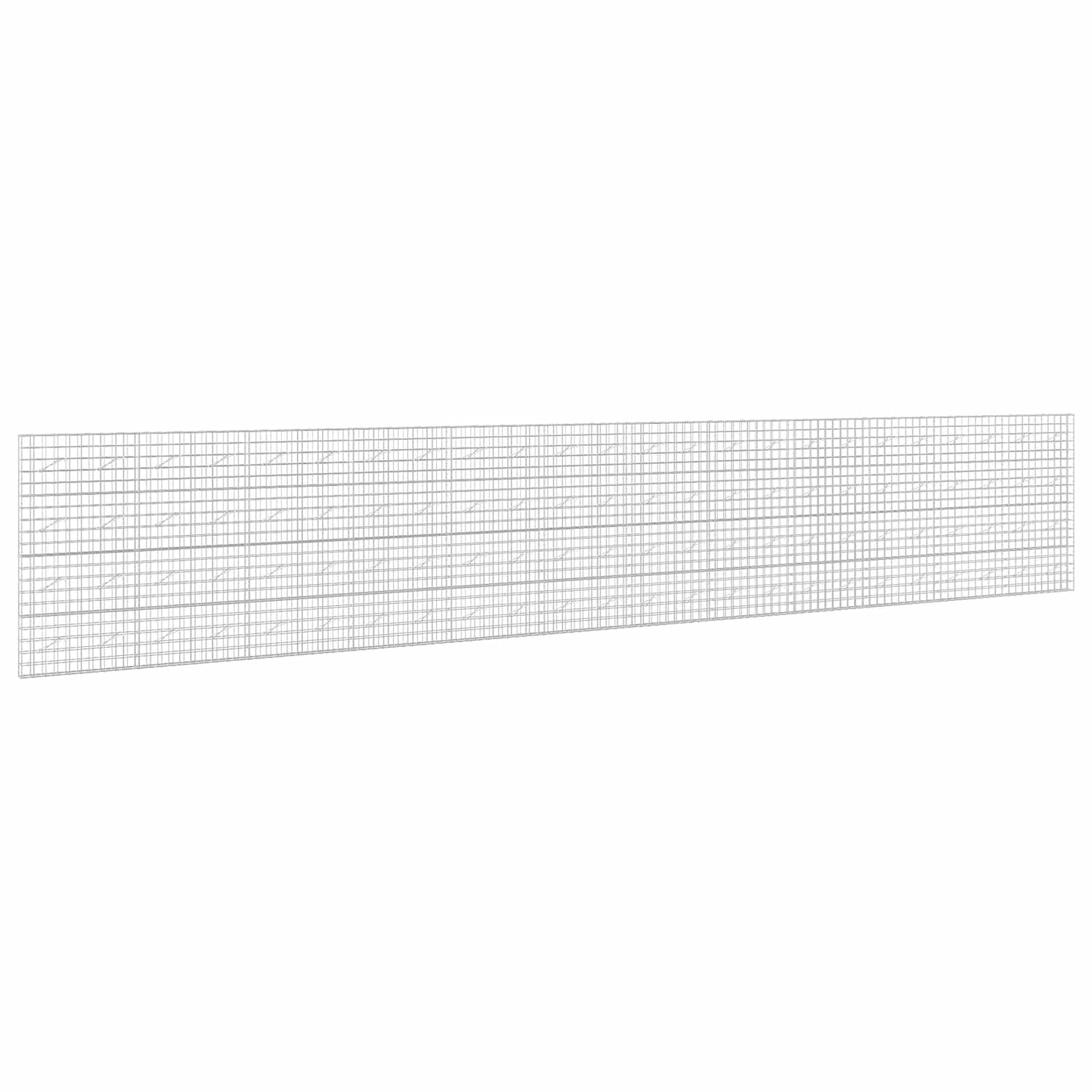 vidaXL Γκαμπιόν με σύρμα 5 mm και πλέγμα 10x10 cm 1200x10x200 εκ
