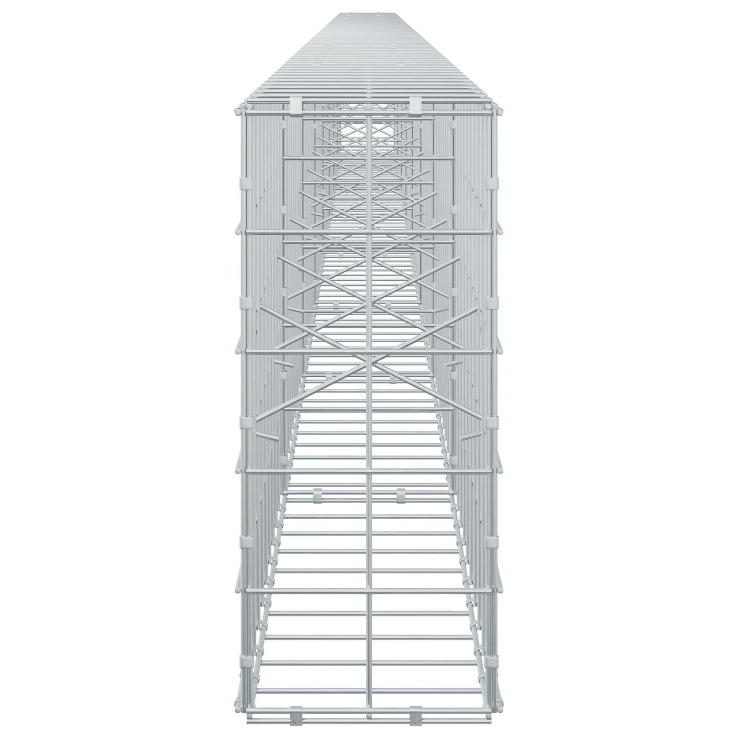 vidaXL Γκαμπιόν με σύρμα 5 mm και πλέγμα 10x10 cm 800x20x50 εκ