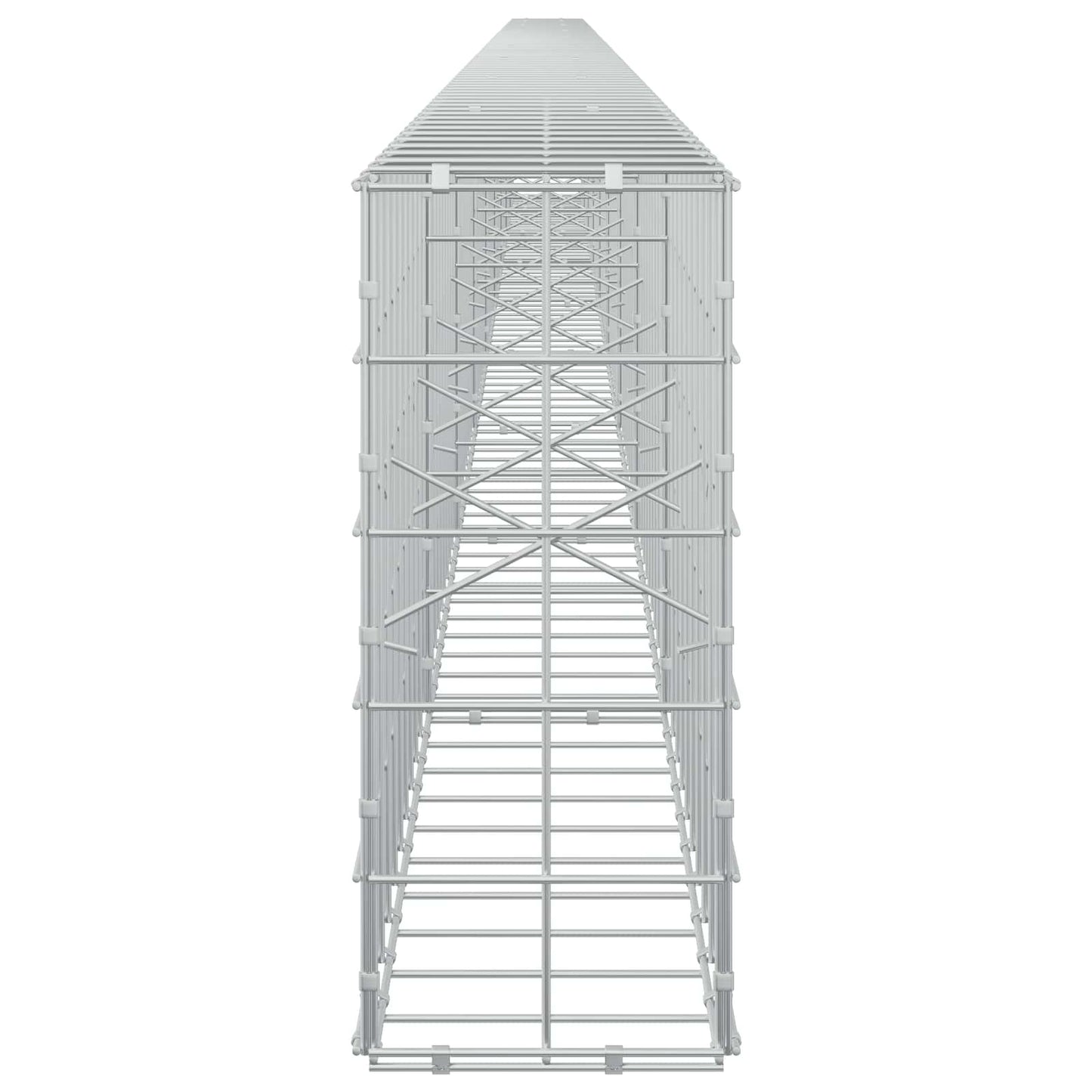 vidaXL Γκαμπιόν με σύρμα 5 mm και πλέγμα 10x10 cm 850x20x50 εκ