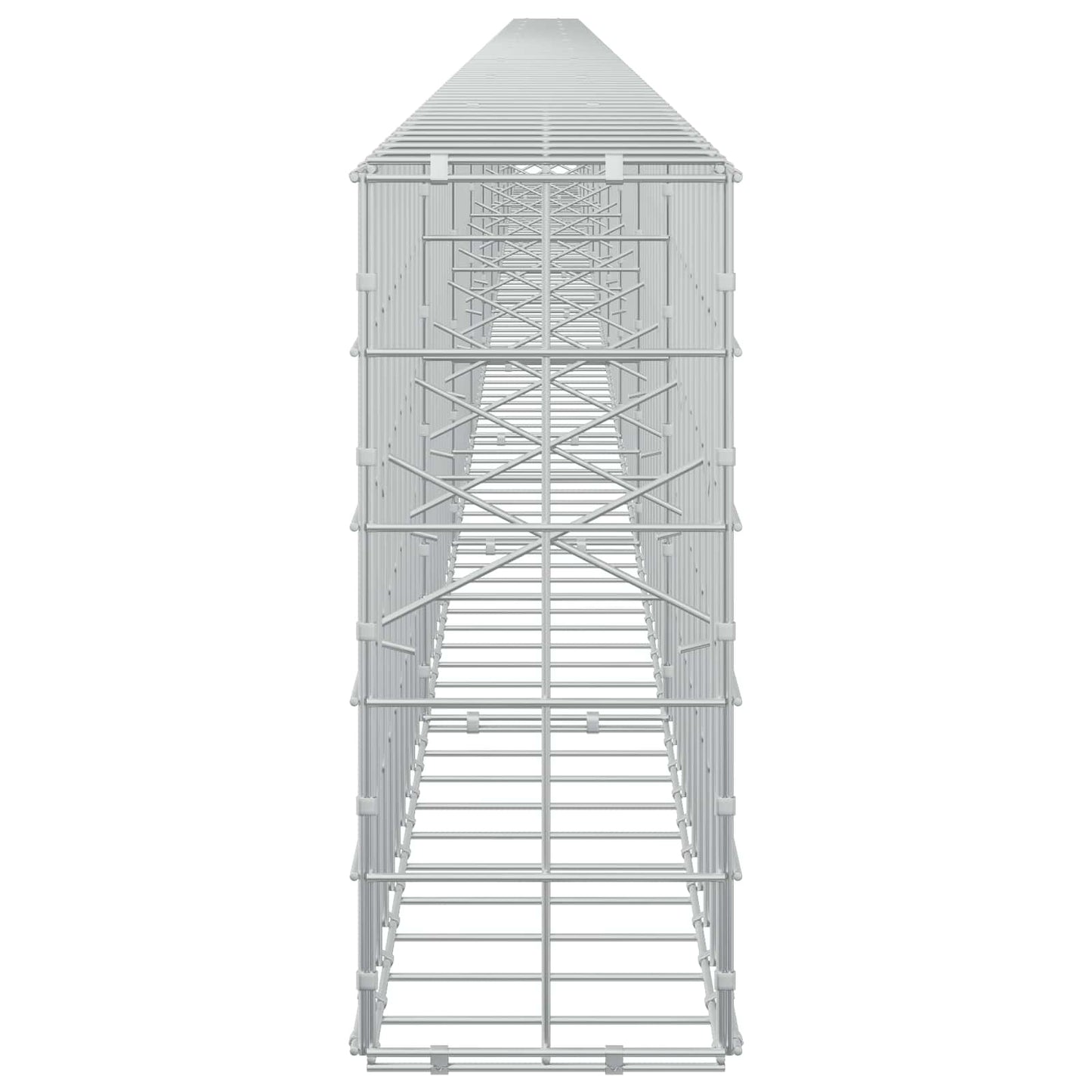 vidaXL Γκαμπιόν με σύρμα 5 mm και πλέγμα 10x10 cm 1000x20x50 εκ