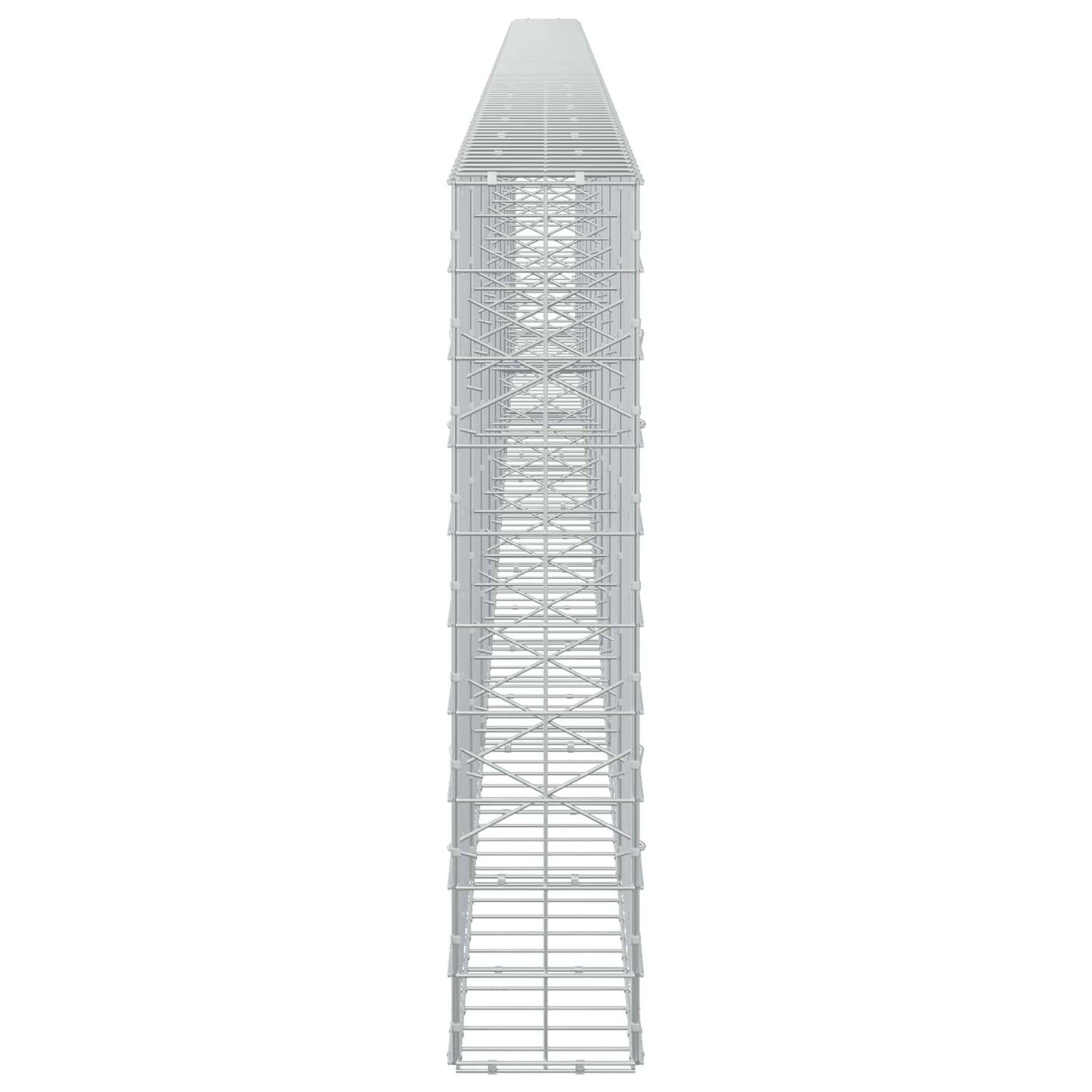 vidaXL Γκαμπιόν με σύρμα 5 mm και πλέγμα 10x10 cm 950x20x100 εκ.