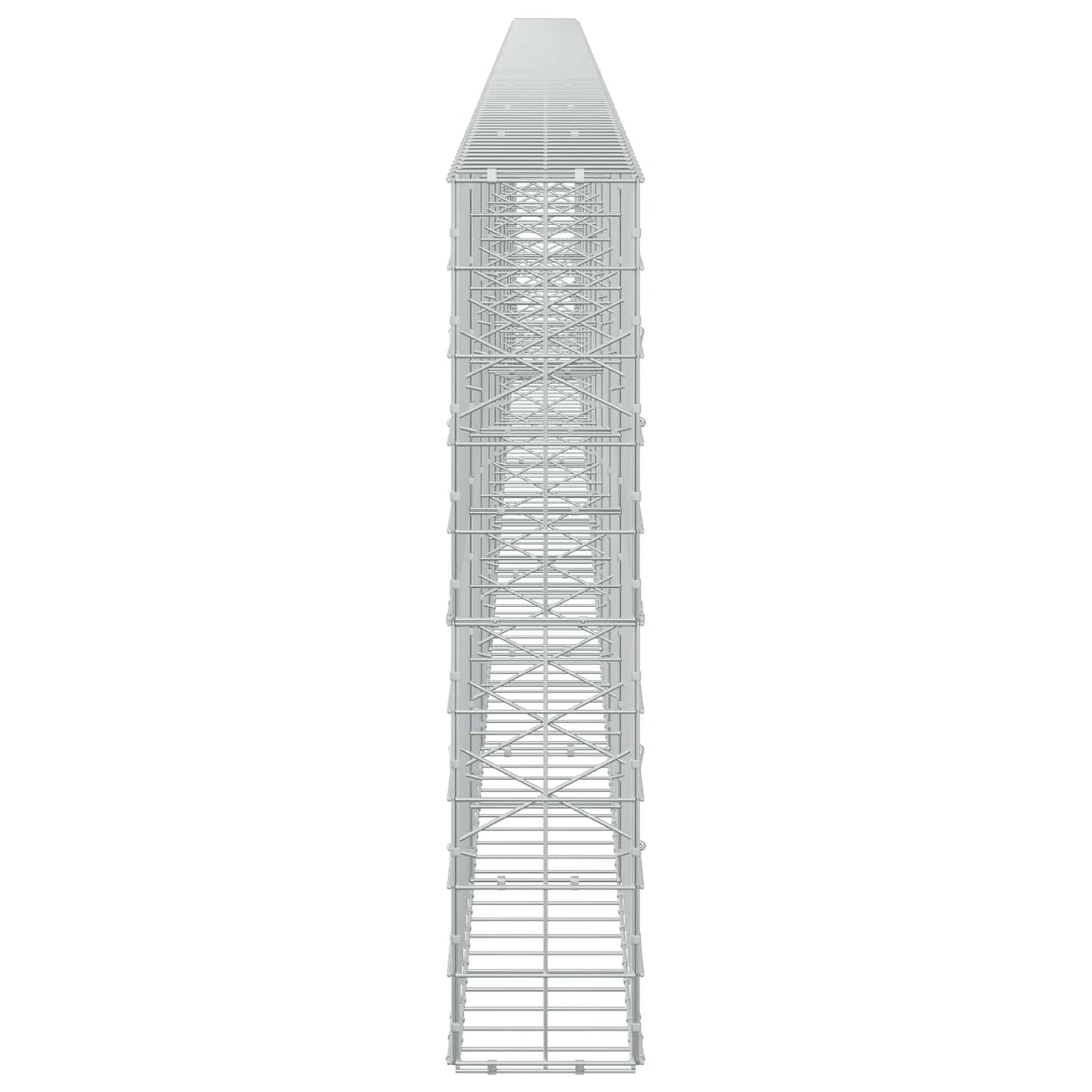 vidaXL Γκαμπιόν με σύρμα 5 mm και πλέγμα 10x10 cm 1000x20x100 εκ