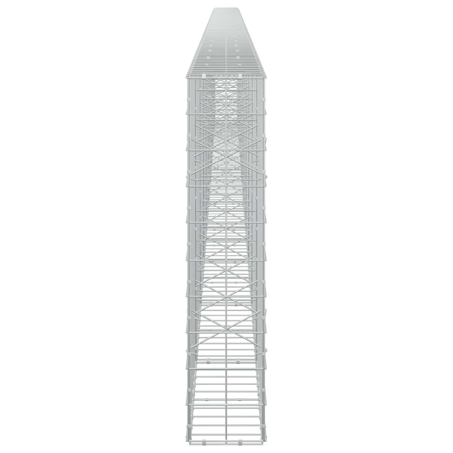 vidaXL Γκαμπιόν με σύρμα 5 mm και πλέγμα 10x10 cm 1050x20x100 εκ