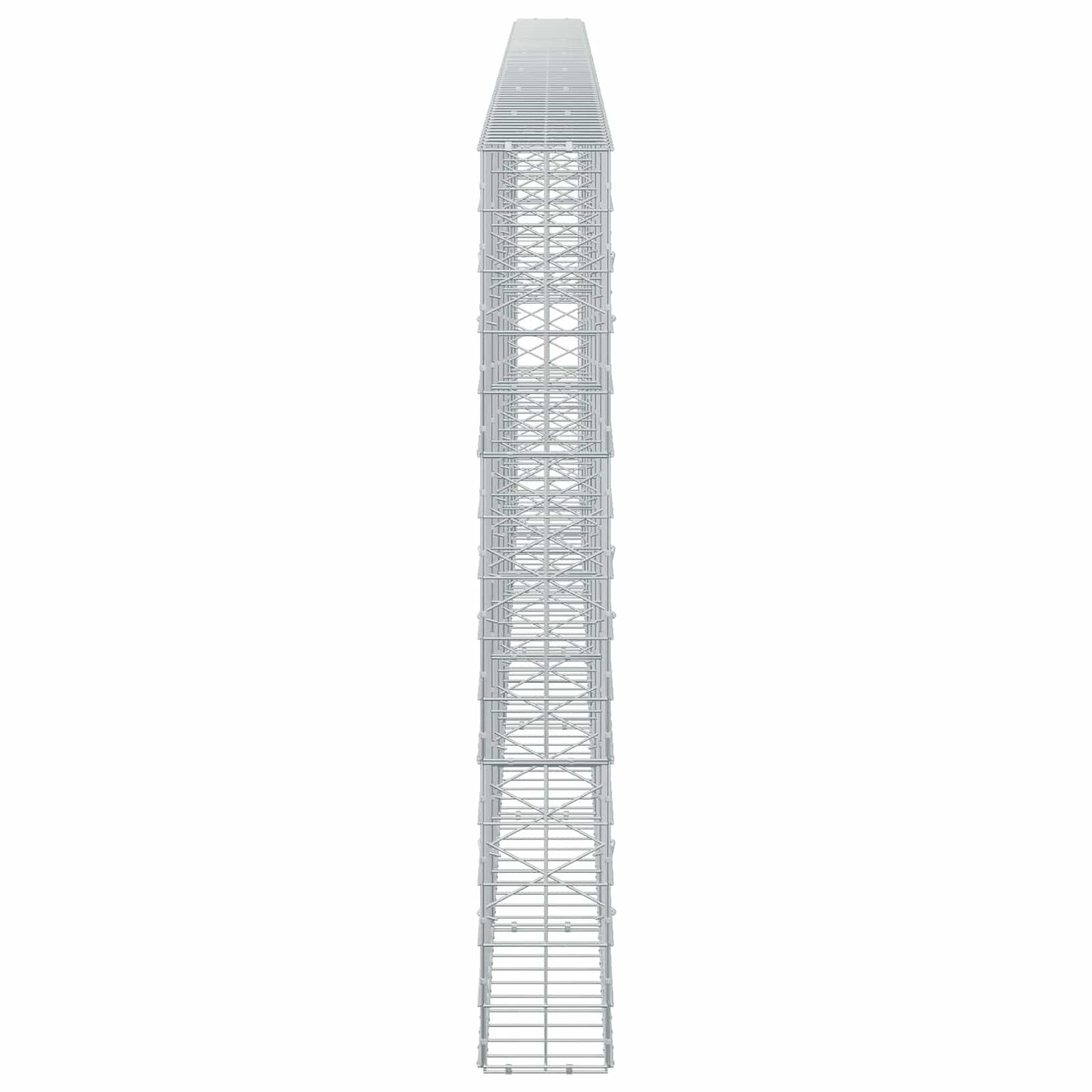 vidaXL Γκαμπιόν με σύρμα 5 mm και πλέγμα 10x10 cm 700x20x150 εκ
