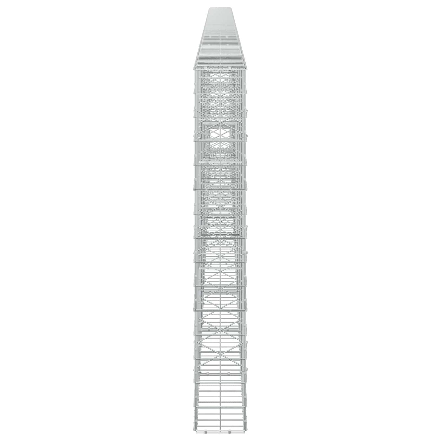 vidaXL Γκαμπιόν με σύρμα 5 mm και πλέγμα 10x10 cm 1000x20x150 εκ