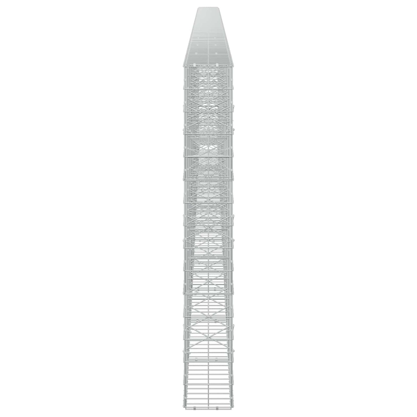 vidaXL Γκαμπιόν με σύρμα 5 mm και πλέγμα 10x10 cm 1150x20x150 εκ