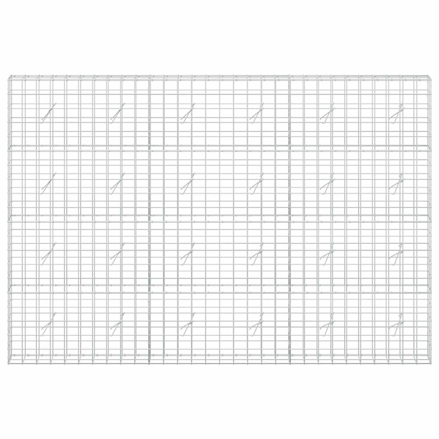 vidaXL Γκαμπιόν με σύρμα 5 mm και πλέγμα 10x10 cm 300x20x200 εκ