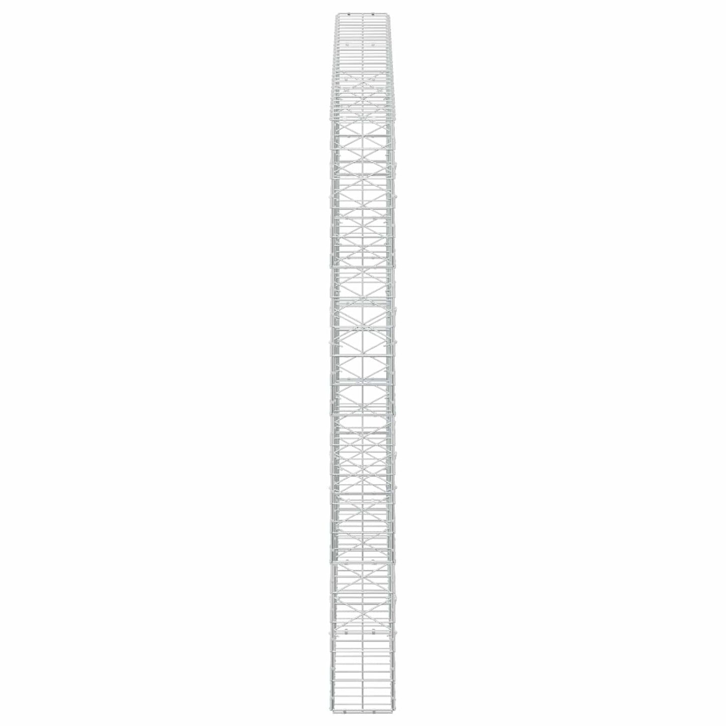 vidaXL Γκαμπιόν με σύρμα 5 mm και πλέγμα 10x10 cm 300x20x200 εκ