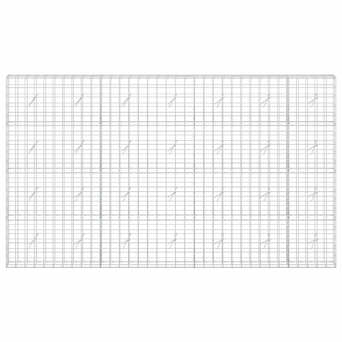vidaXL Γκαμπιόν με σύρμα 5 mm και πλέγμα 10x10 cm 350x20x200 εκ.