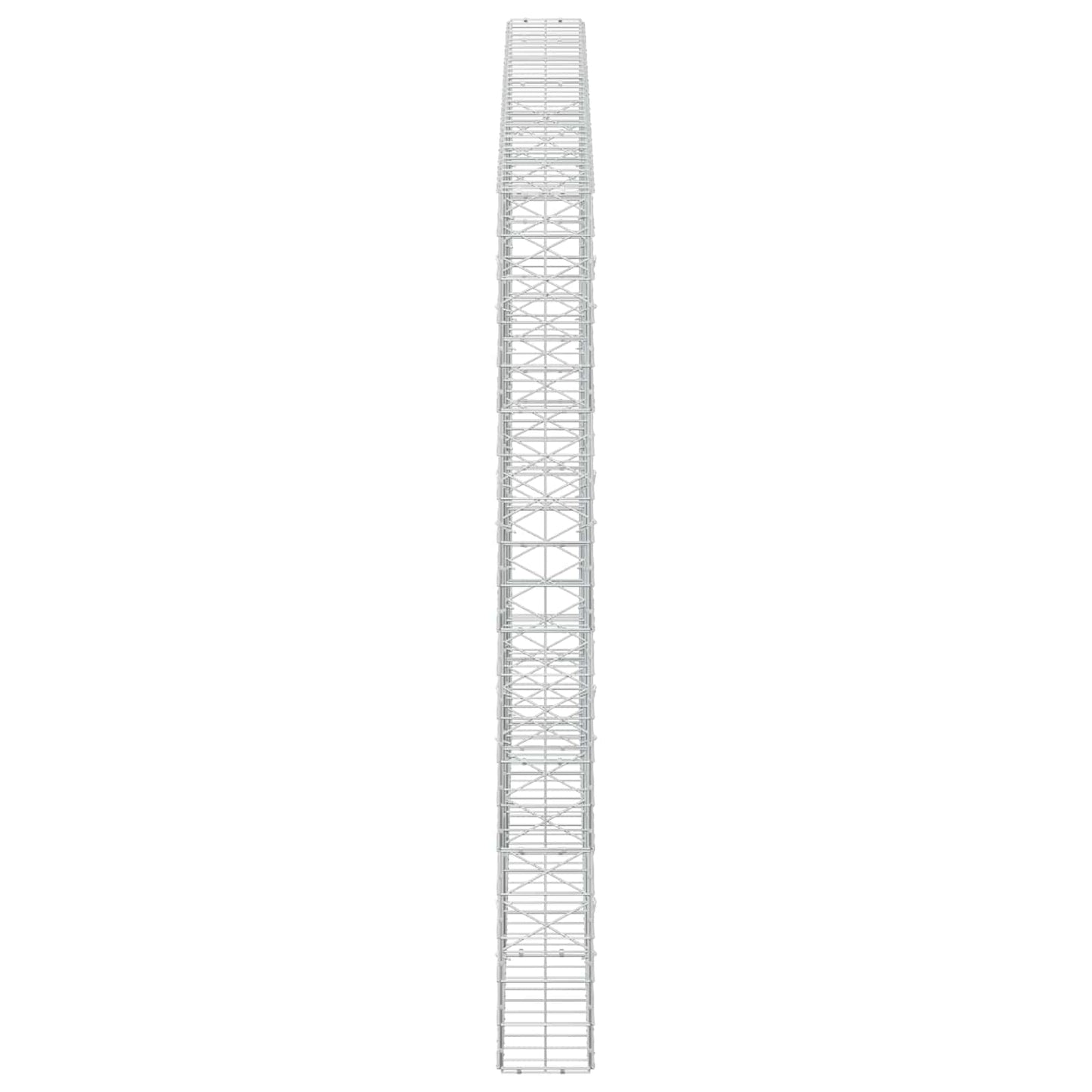 vidaXL Γκαμπιόν με σύρμα 5 mm και πλέγμα 10x10 cm 350x20x200 εκ.