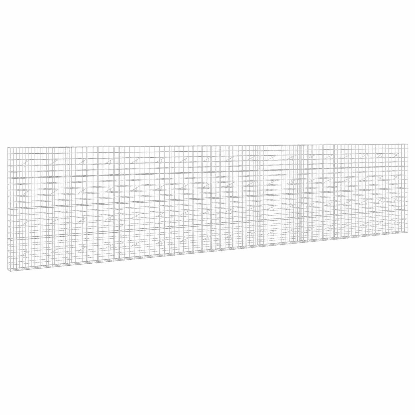 vidaXL Γκαμπιόν με σύρμα 5 mm και πλέγμα 10x10 cm 900x20x200 εκ