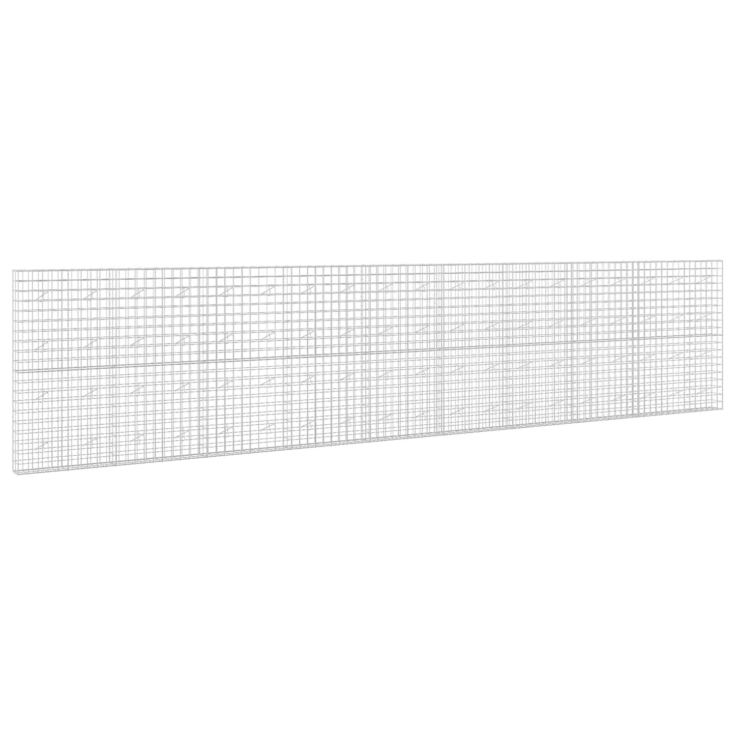 vidaXL Γκαμπιόν με σύρμα 5 mm και πλέγμα 10x10 cm 950x20x200 εκ