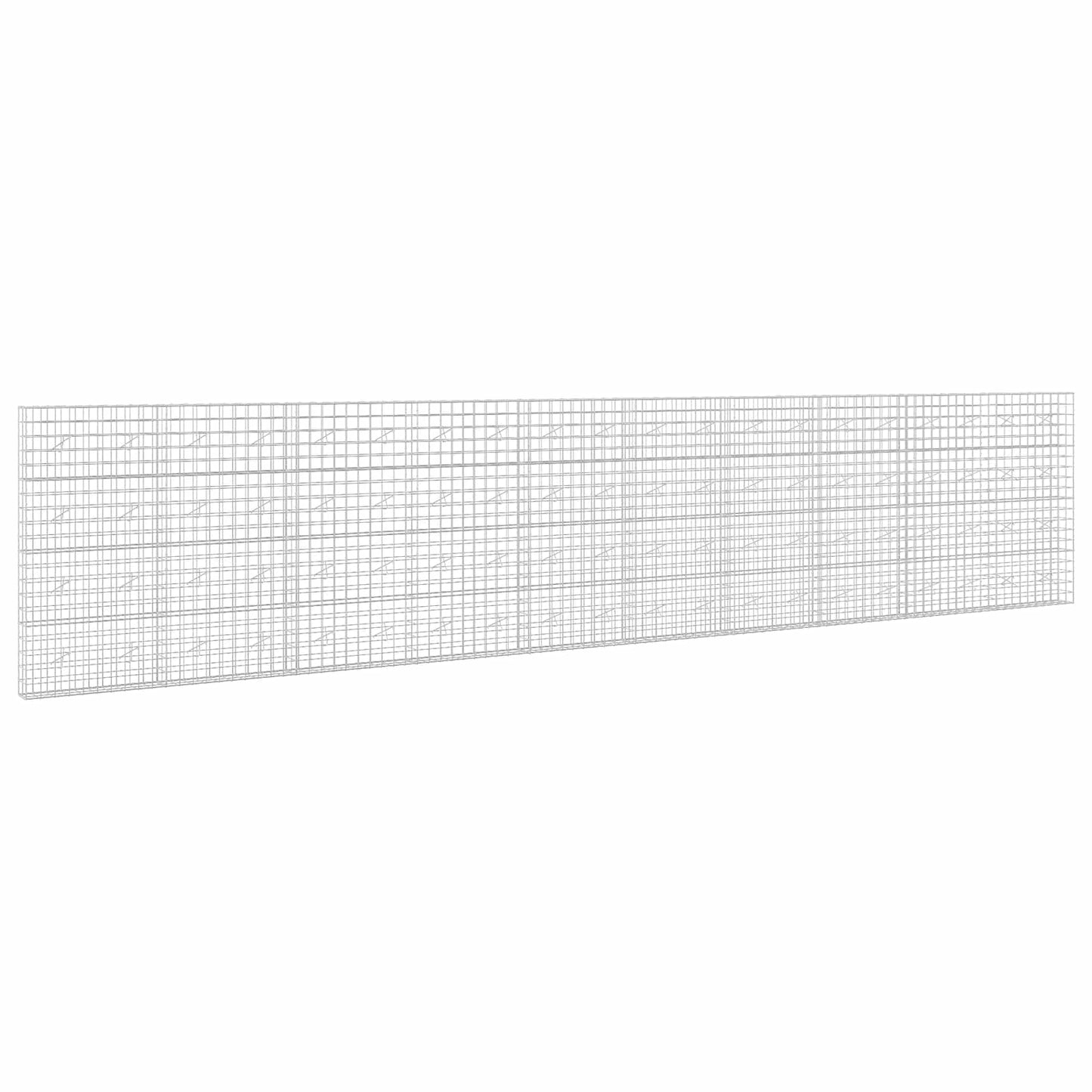 vidaXL Γκαμπιόν με σύρμα 5 mm και πλέγμα 10x10 cm 1000x20x200 εκ.