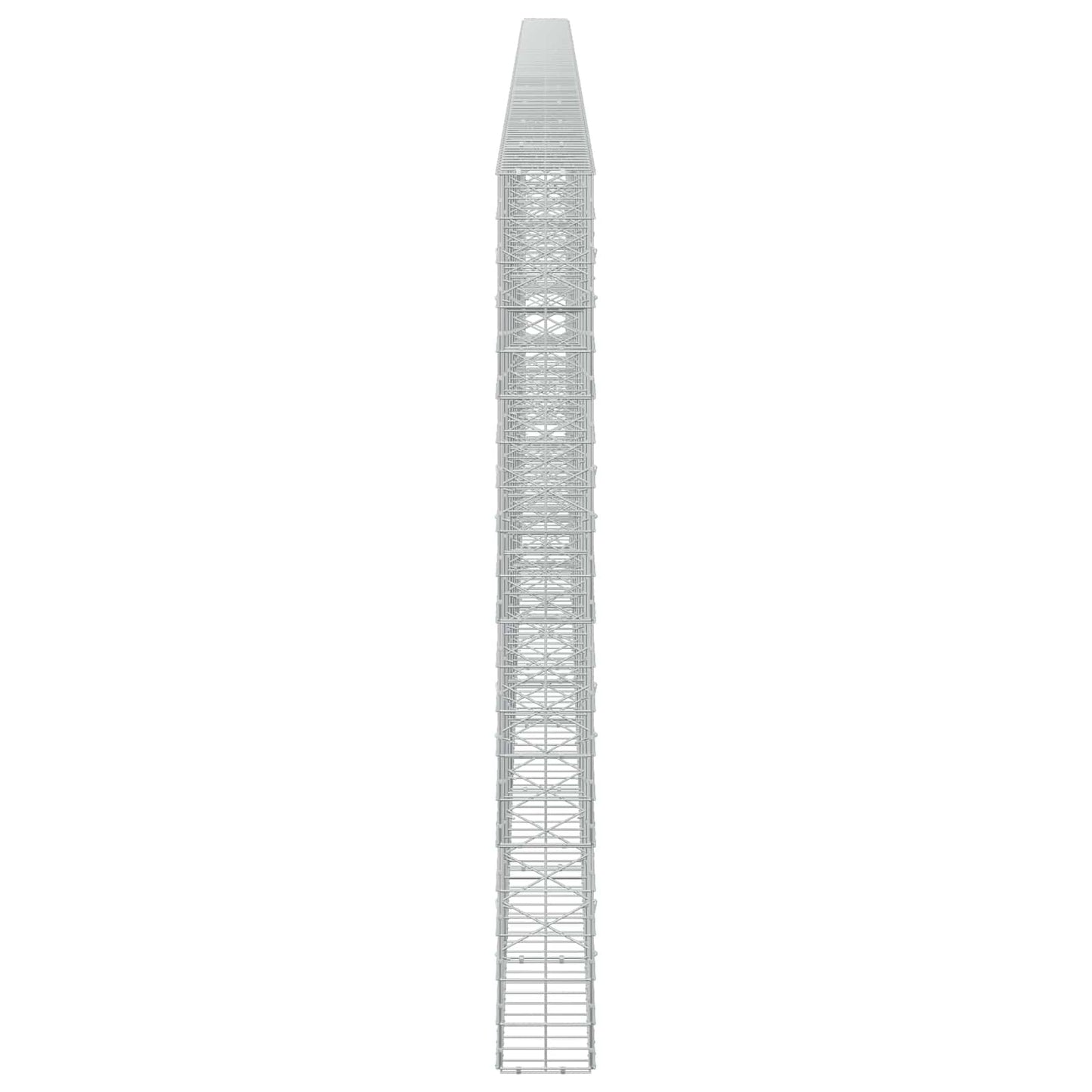 vidaXL Γκαμπιόν με σύρμα 5 mm και πλέγμα 10x10 cm 1100x20x200 εκ