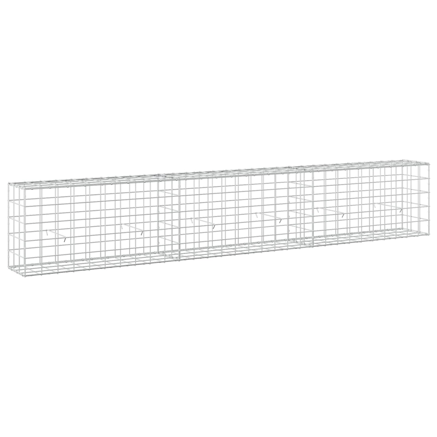 vidaXL Γκαμπιόν με σύρμα 5 mm και πλέγμα 10x10 cm 300x30x50 εκ