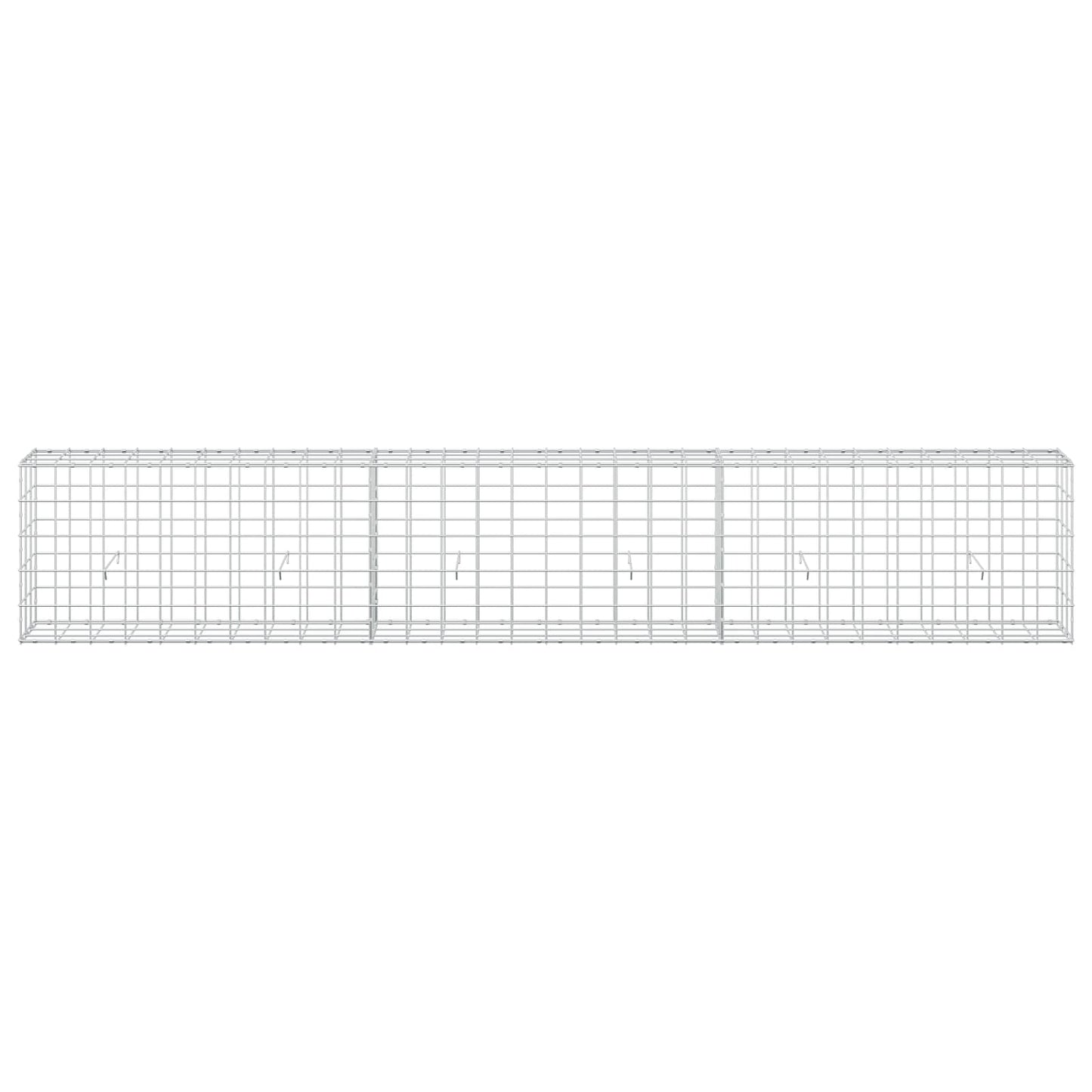 vidaXL Γκαμπιόν με σύρμα 5 mm και πλέγμα 10x10 cm 300x30x50 εκ