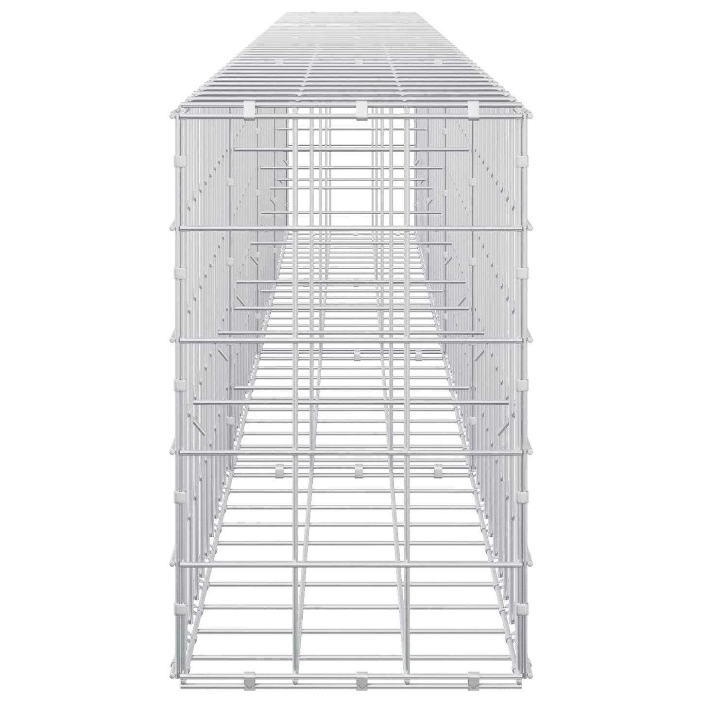 vidaXL Γκαμπιόν με σύρμα 5 mm και πλέγμα 10x10 cm 400x30x50 εκ