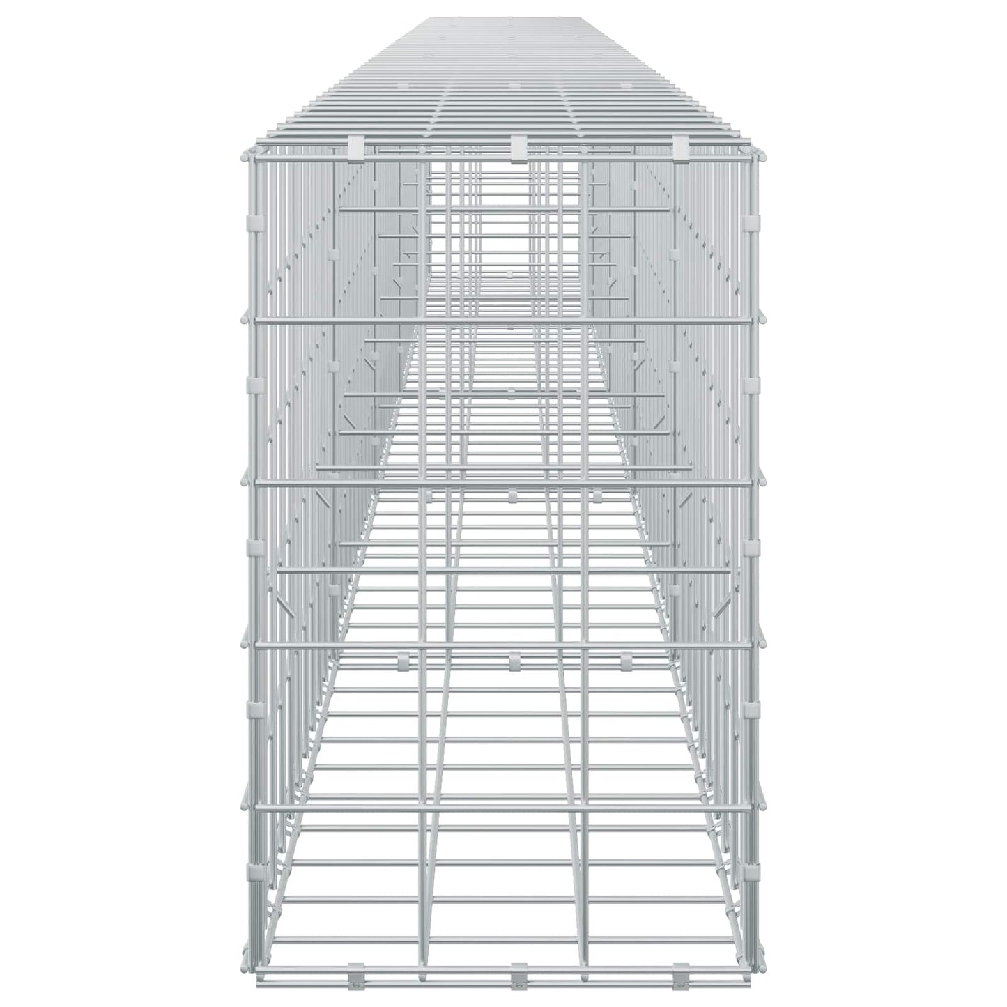 vidaXL Γκαμπιόν με σύρμα 5 mm και πλέγμα 10x10 cm 500x30x50 εκ