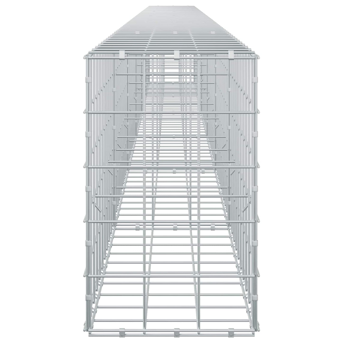 vidaXL Γκαμπιόν με σύρμα 5 mm και πλέγμα 10x10 cm 600x30x50 εκ