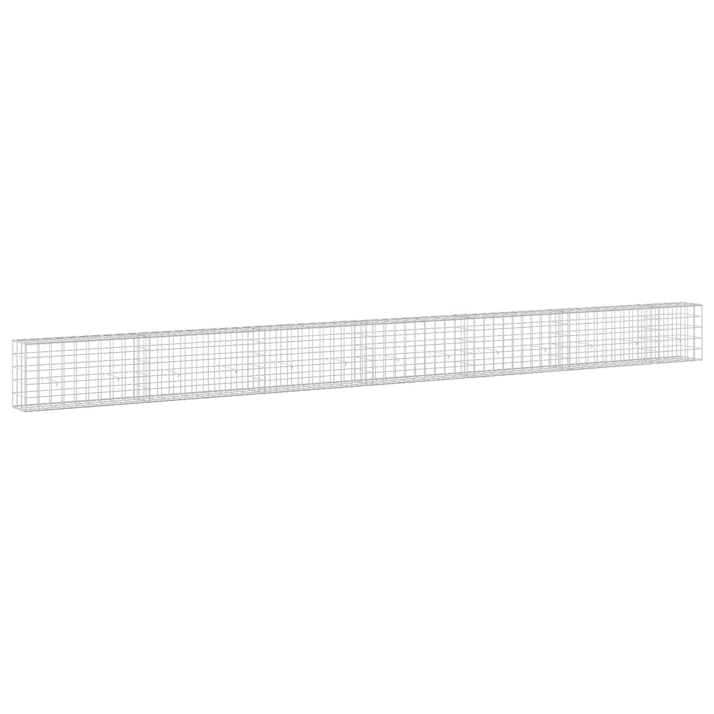 vidaXL Γκαμπιόν με σύρμα 5 mm και πλέγμα 10x10 cm 650x30x50 εκ.