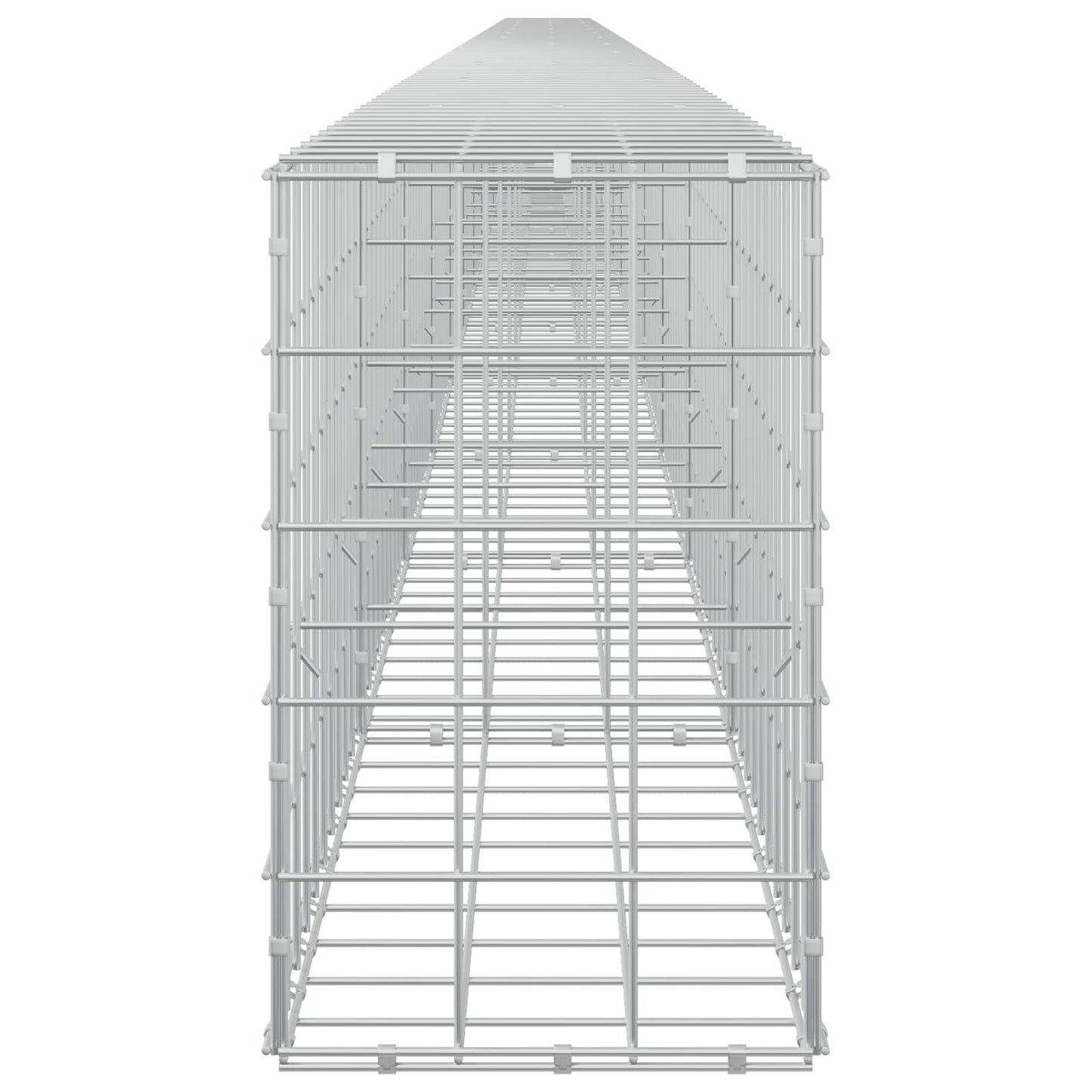 vidaXL Γκαμπιόν με σύρμα 5 mm και πλέγμα 10x10 cm 1200x30x50 εκ