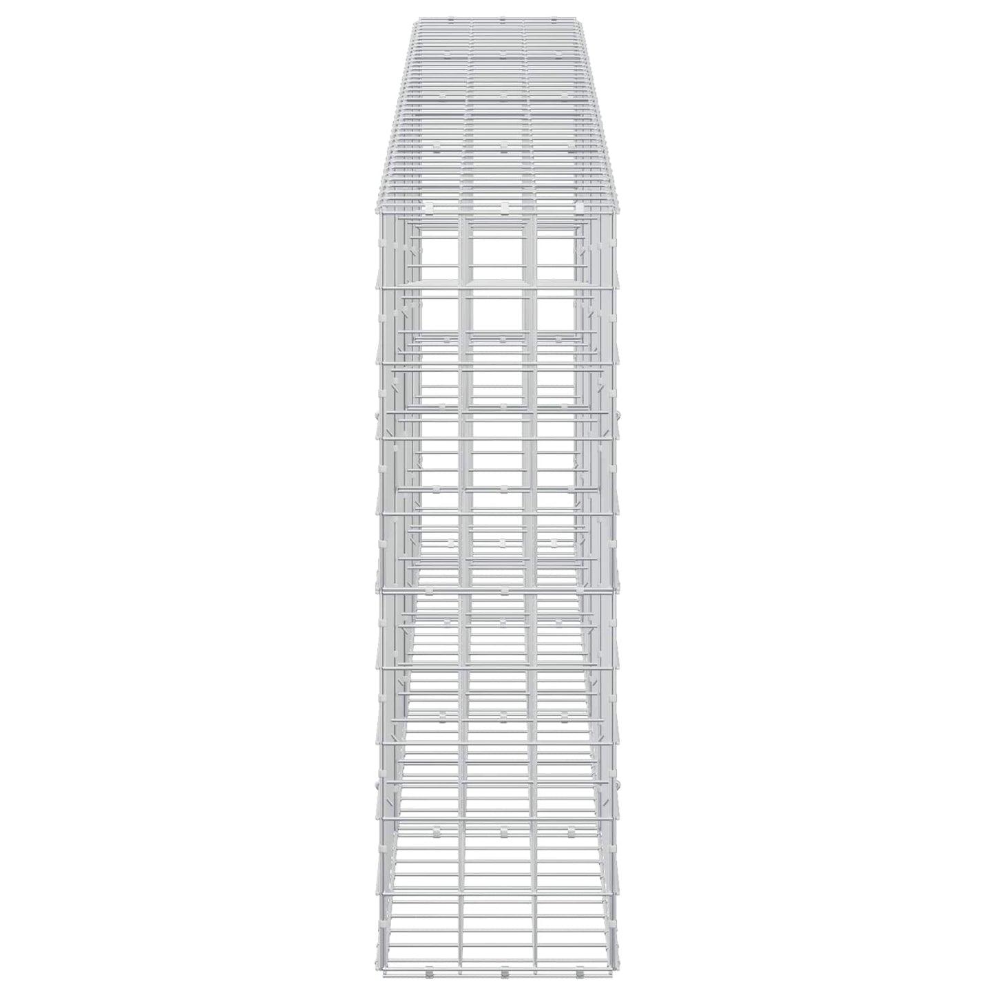 vidaXL Γκαμπιόν με σύρμα 5 mm και πλέγμα 10x10 cm 400x30x100 εκ