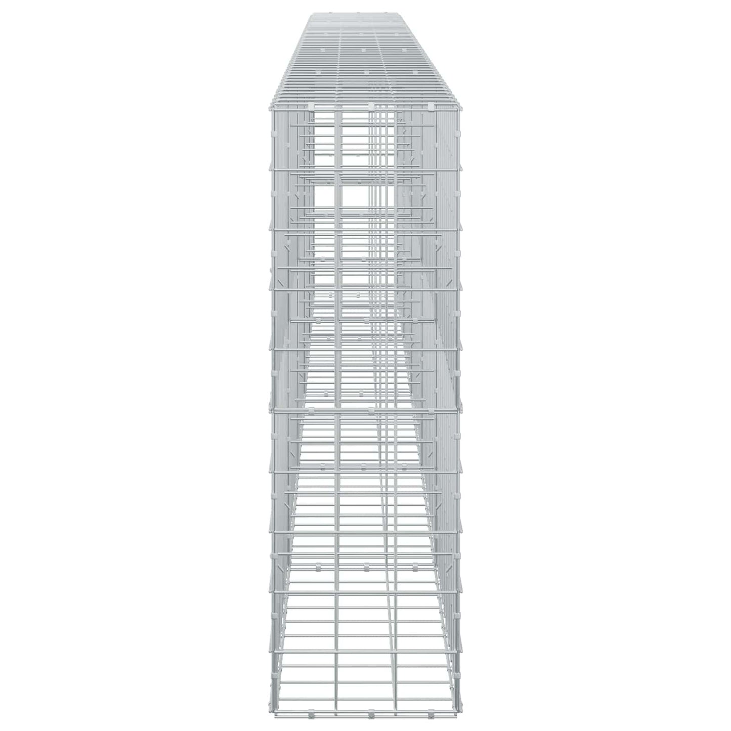 vidaXL Γκαμπιόν με σύρμα 5 mm και πλέγμα 10x10 cm 500x30x100 εκ