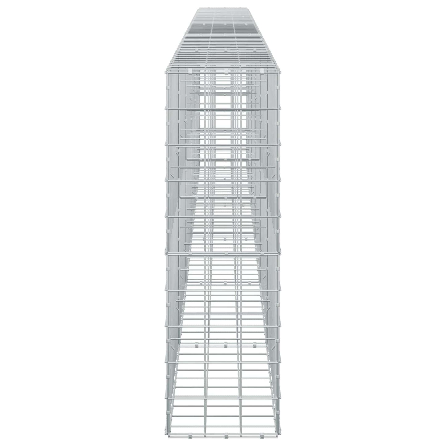 vidaXL Γκαμπιόν με σύρμα 5 mm και πλέγμα 10x10 cm 550x30x100 εκ
