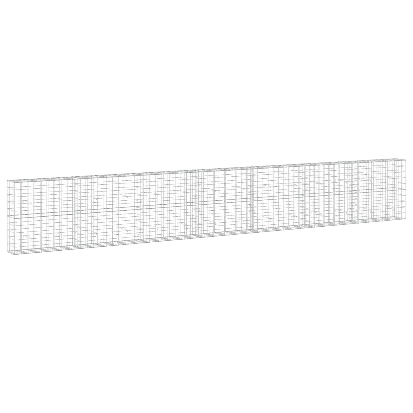 vidaXL Γκαμπιόν με σύρμα 5 mm και πλέγμα 10x10 cm 700x30x100 εκ